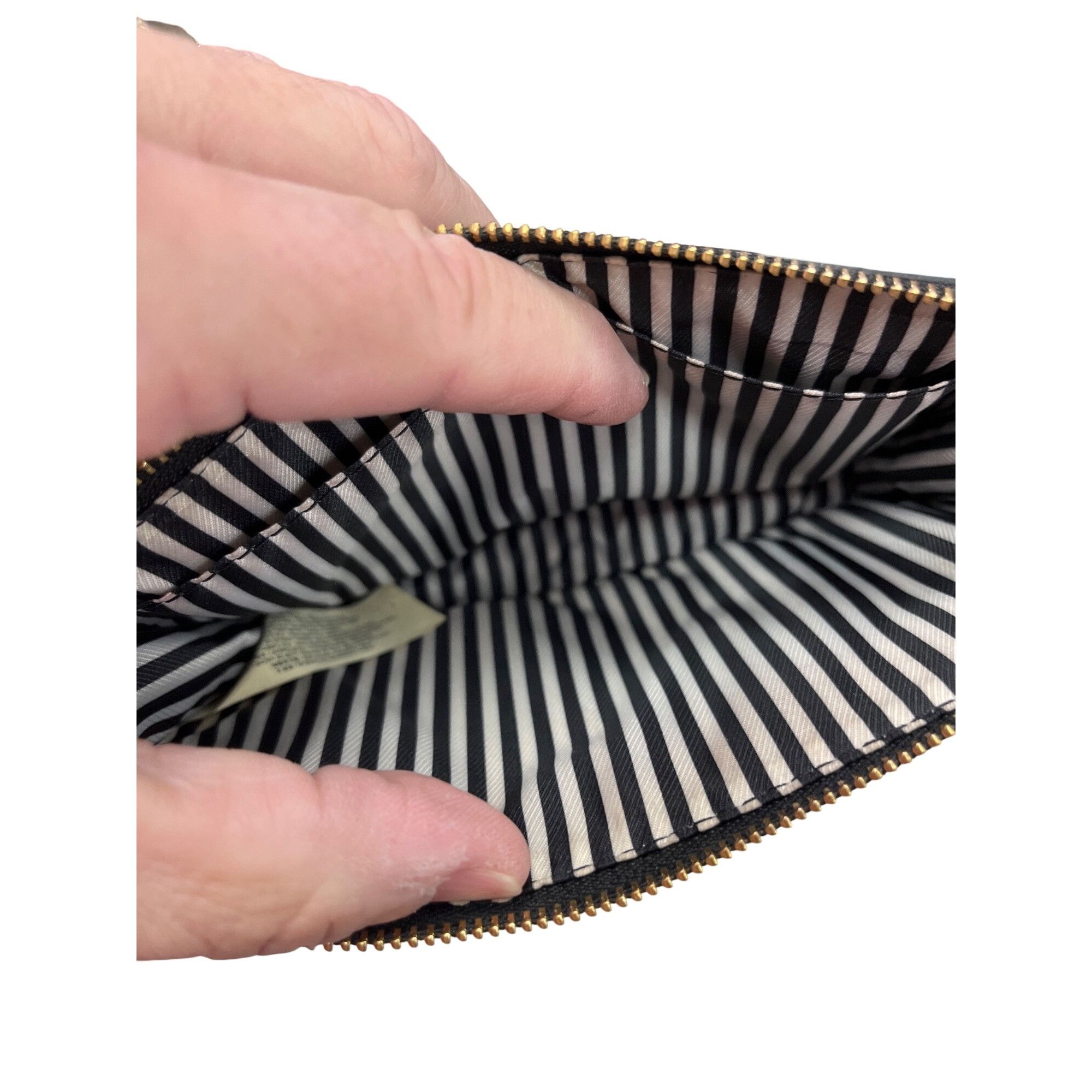 Kate Spade Kate Spade NY black leather bejeweled wristlet clutch bag SK Size ONE SIZE - 10 Thumbnail