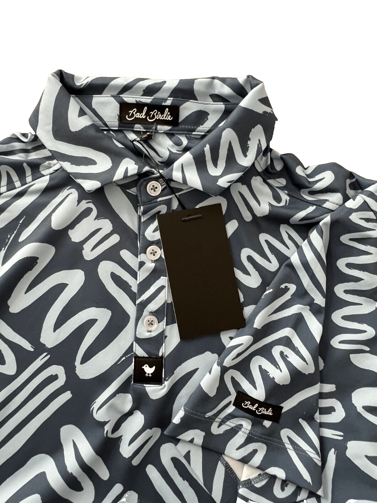 Bad Birdie Bad Birdie Mazed & Confused Golf Polo Top Blue ( S ) Size US S / EU 44-46 / 1 - 2 Thumbnail