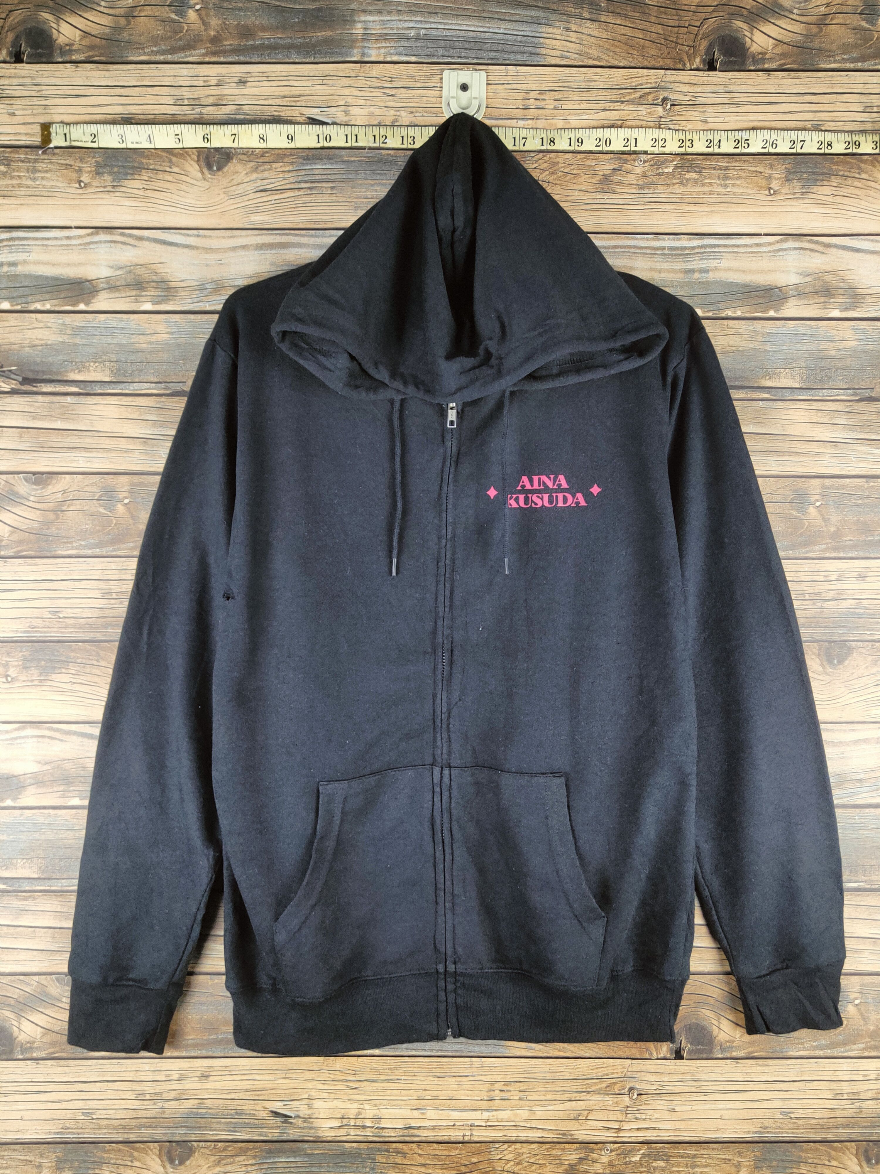 Japanese Brand Vintage Faded Mafimum Black Hoodie Sweaters Size L / US 10 / IT 46 - 1 Thumbnail
