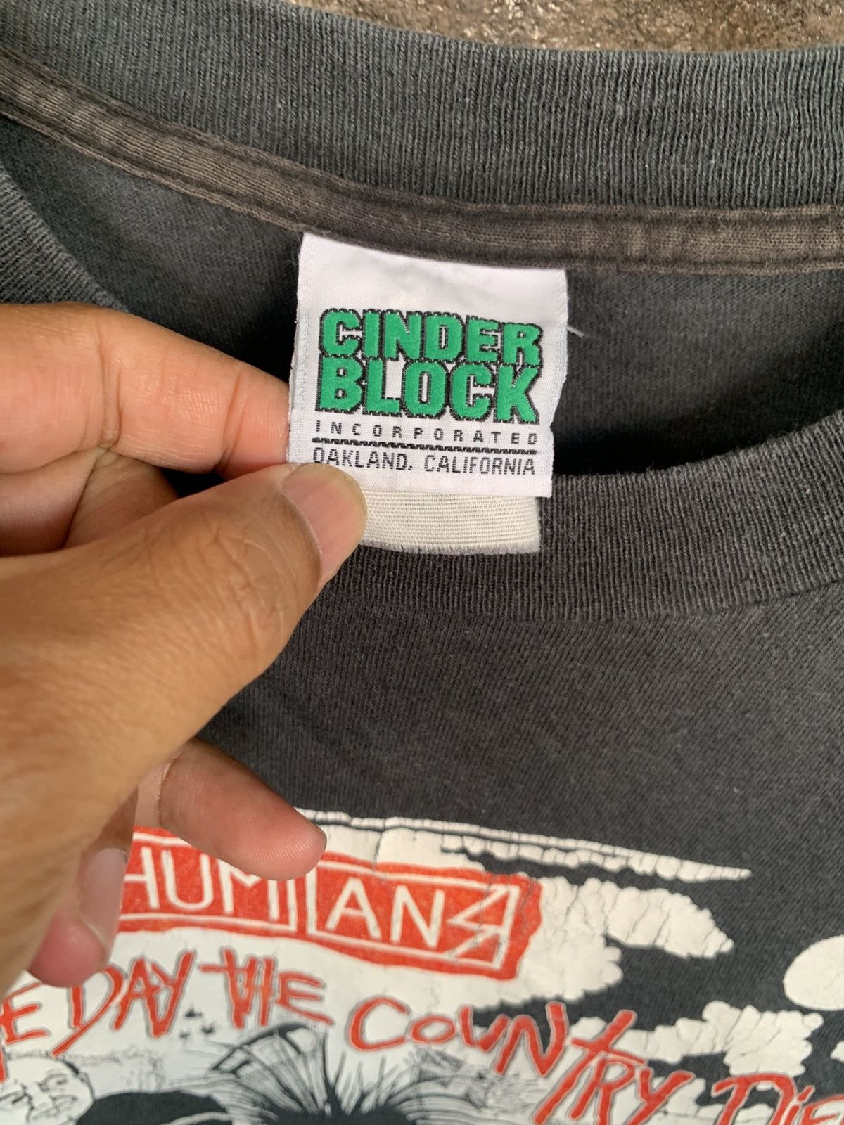 Band Tees Vintage Subhumans Punk Rock Band Cinder Block T shirt Size US M / EU 48-50 / 2 - 7 Thumbnail