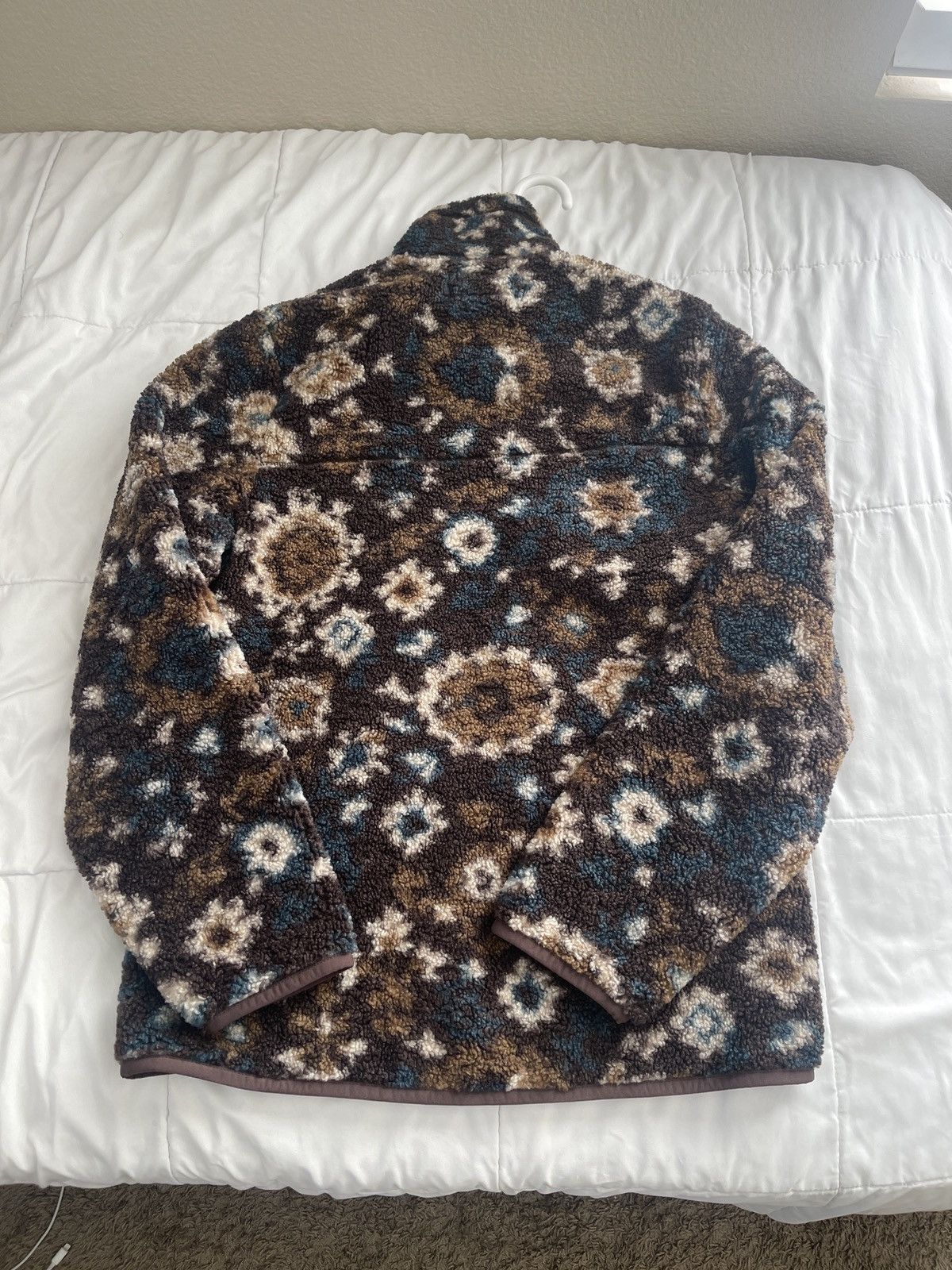 Abercrombie & Fitch Abercrombie & Fitch Pattern Sherpa Full-Zip Jacket Size US S / EU 44-46 / 1 - 1 Thumbnail