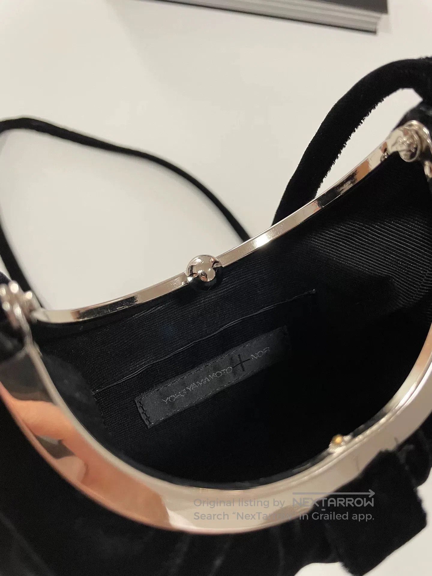Yohji Yamamoto Yohji Yamamoto Noir Velvet Crossbody Bag. Size ONE SIZE - 3 Thumbnail