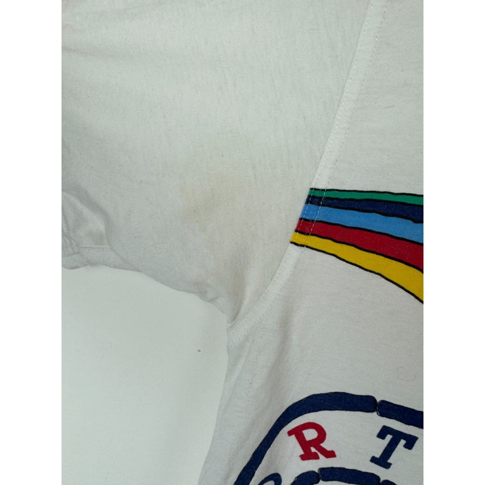 Vintage Iceberg T-Shirt Ice Vintage 1980s XL White Men's Graphic Tee Graphic Print Cotton Italy Long Sleeve Size US XL / EU 56 / 4 - 7 Thumbnail