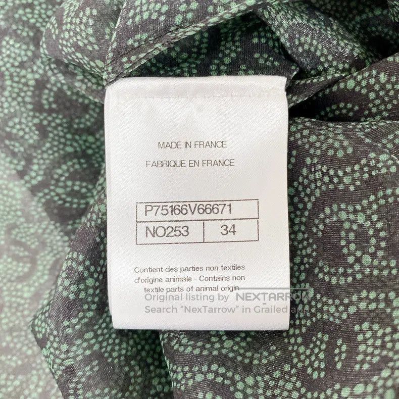 Chanel Chanel Silk shirt full of logo Size XXS / US 00 / IT 34 - 8 Thumbnail
