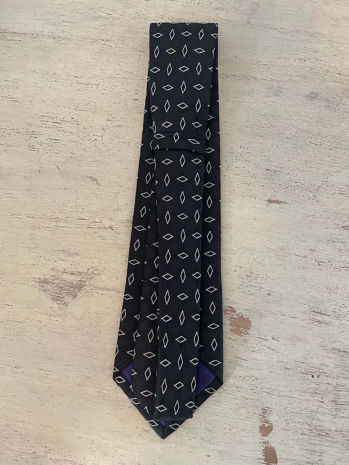 Ralph Lauren Purple Label Jacquard Silk Tie Size ONE SIZE - 4 Thumbnail