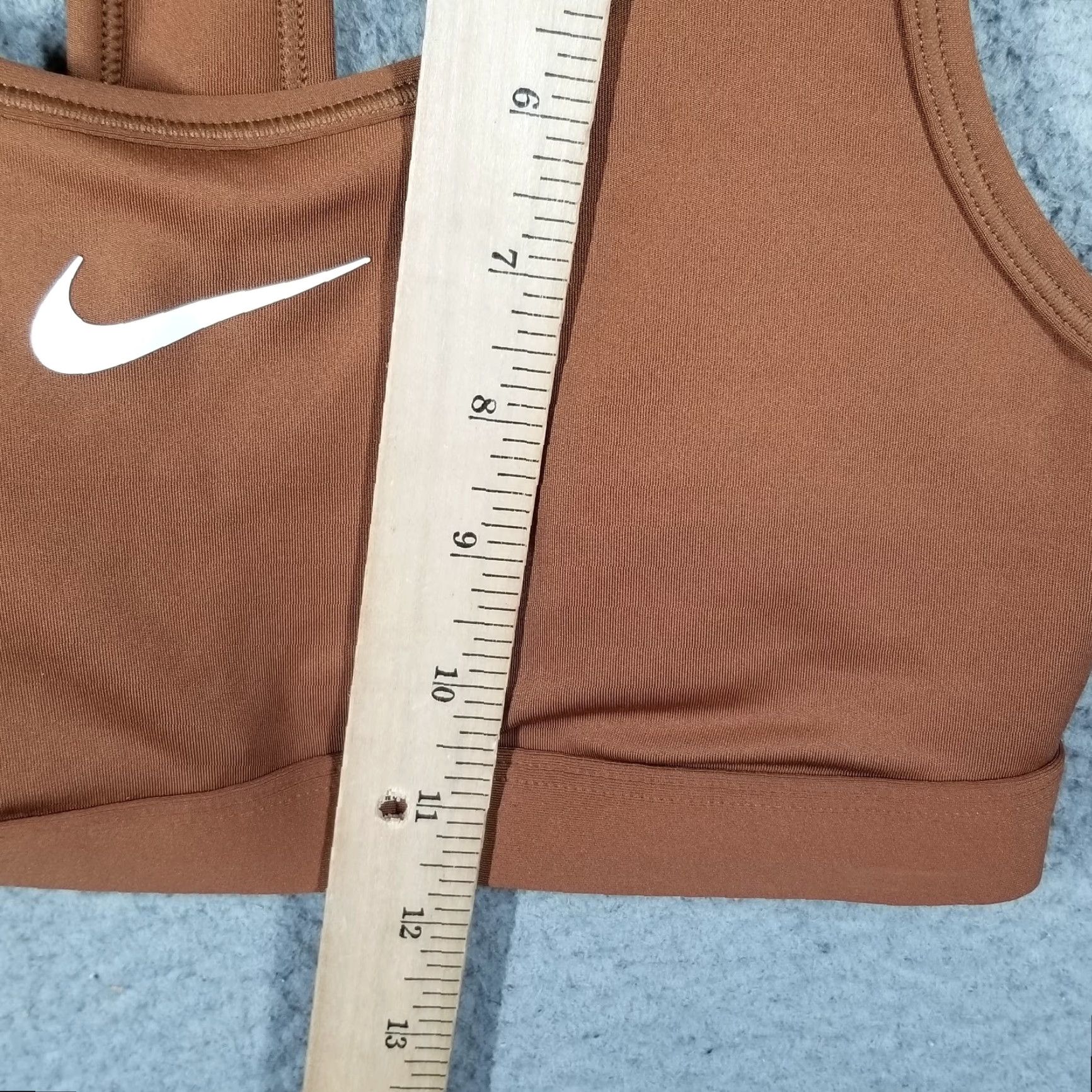 Nike Nike Dri-FIT Swoosh Sports Bra Women’s Brown Polyester Spandex Top DX6821-281 Training Athletic Dry-FIT Bra Nike Size S / US 4 / IT 40 - 4 Thumbnail