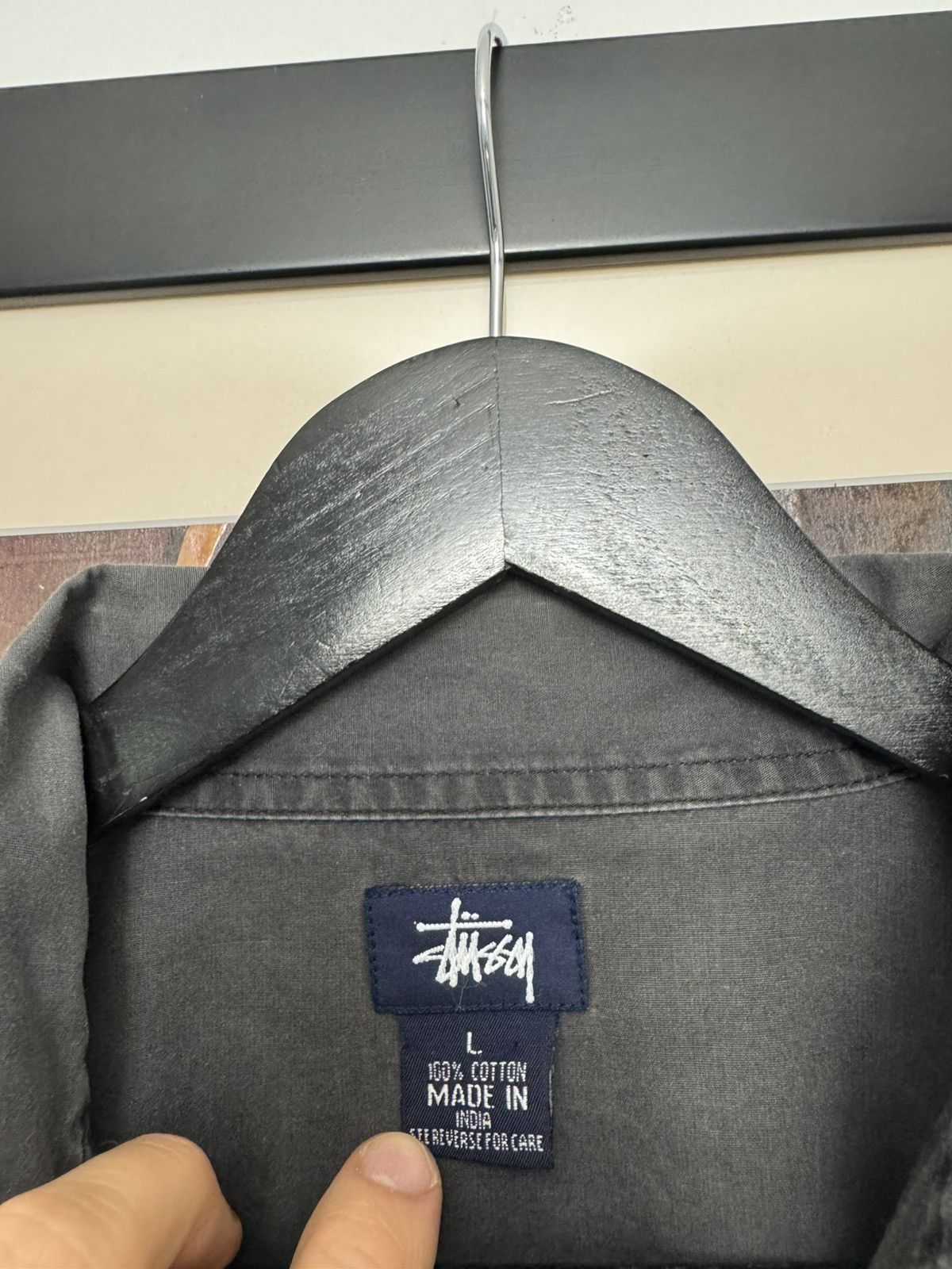 Stussy Vintage 90s Stussy ButtonUp Boxy Fit Shirt Washed Skate Surf Size US L / EU 52-54 / 3 - 5 Thumbnail