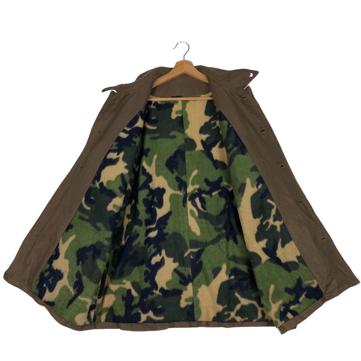 Vintage 🔥True Vintage 1940 Wool Winter Jacket Smock Military Cargo Size US M / EU 48-50 / 2 - 11 Thumbnail