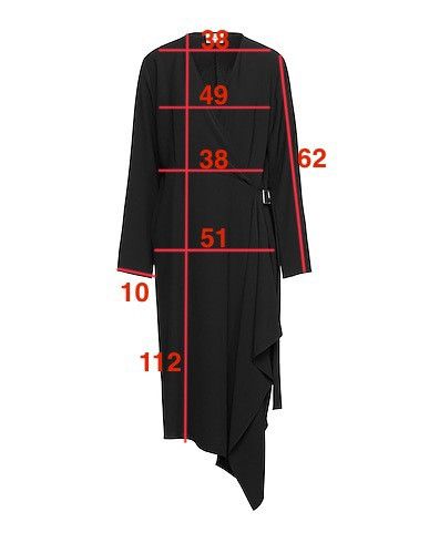 Other P.A.R.O.S.H. Black Dress (Wrap Style) Size M / US 6-8 / IT 42-44 - 4 Thumbnail