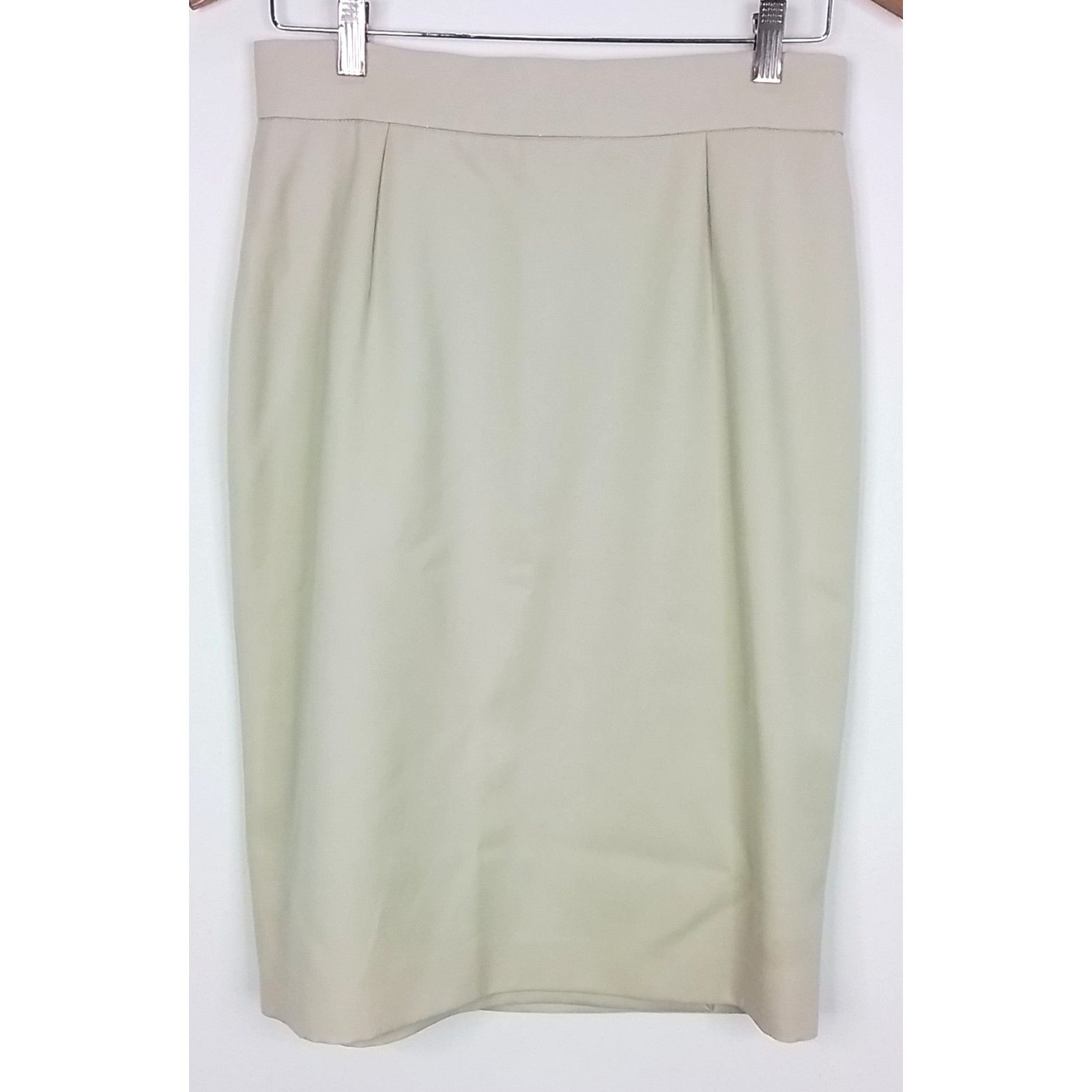 Giorgio Armani Giorgio Armani Skirt Women's 12/46 Khaki Lined Size 34" / US 12 / IT 48 - 3 Thumbnail