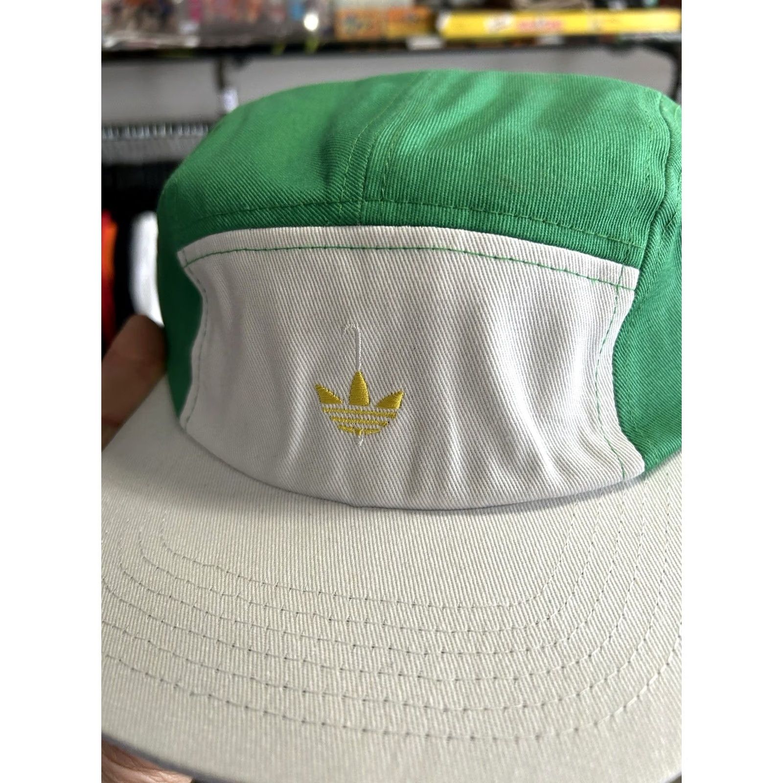 Adidas Adidas Helas Skateboarding Cap Collab 5 Panel Hat Brand New Skateboard Green Cap Men One Size White Size ONE SIZE - 3 Thumbnail