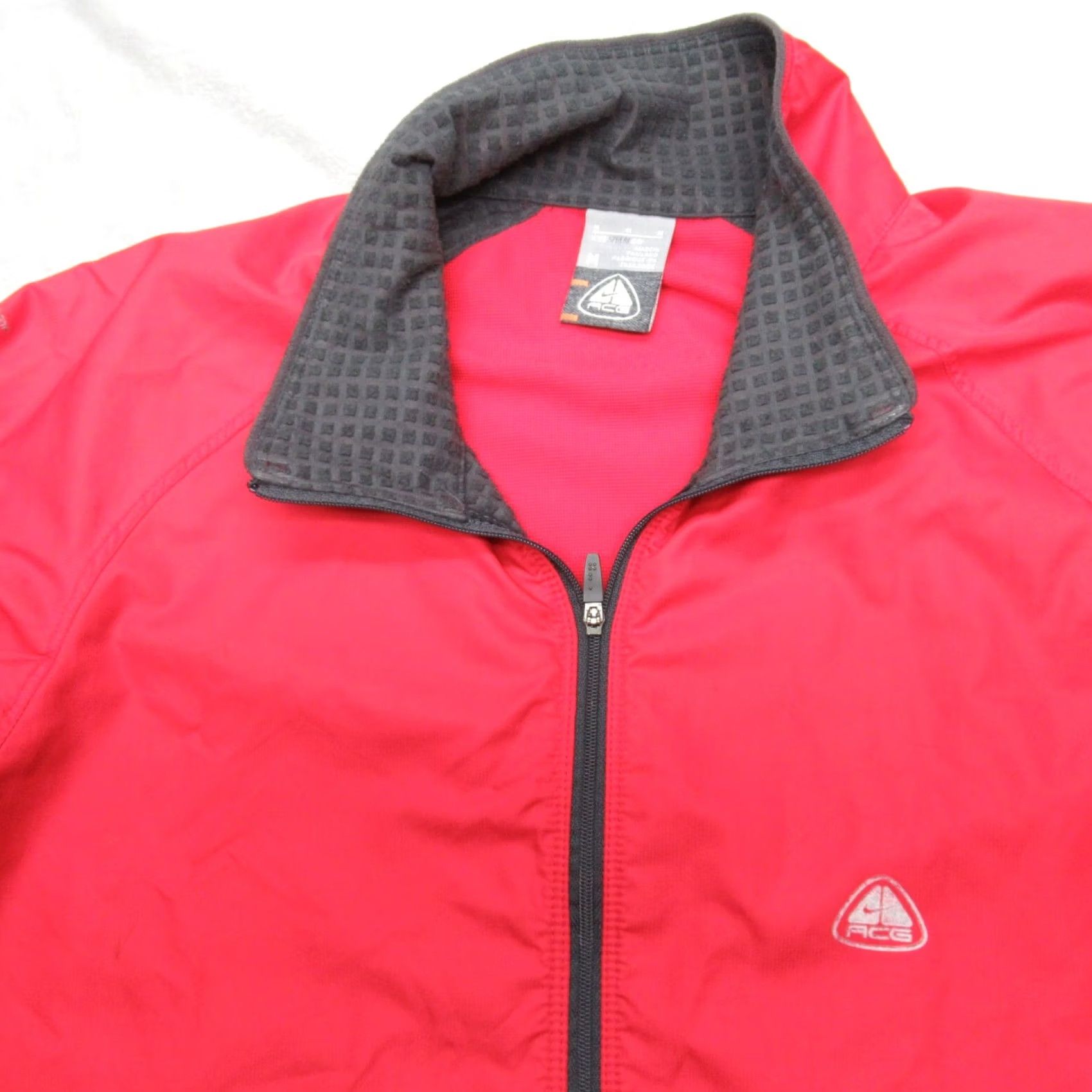 Nike Nike ACG Jacket Mens M Red Raglan Sleeve Full Zip Pockets Breathing Stadium Athletic Outdoor Track Jacket Size US M / EU 48-50 / 2 - 2 Thumbnail