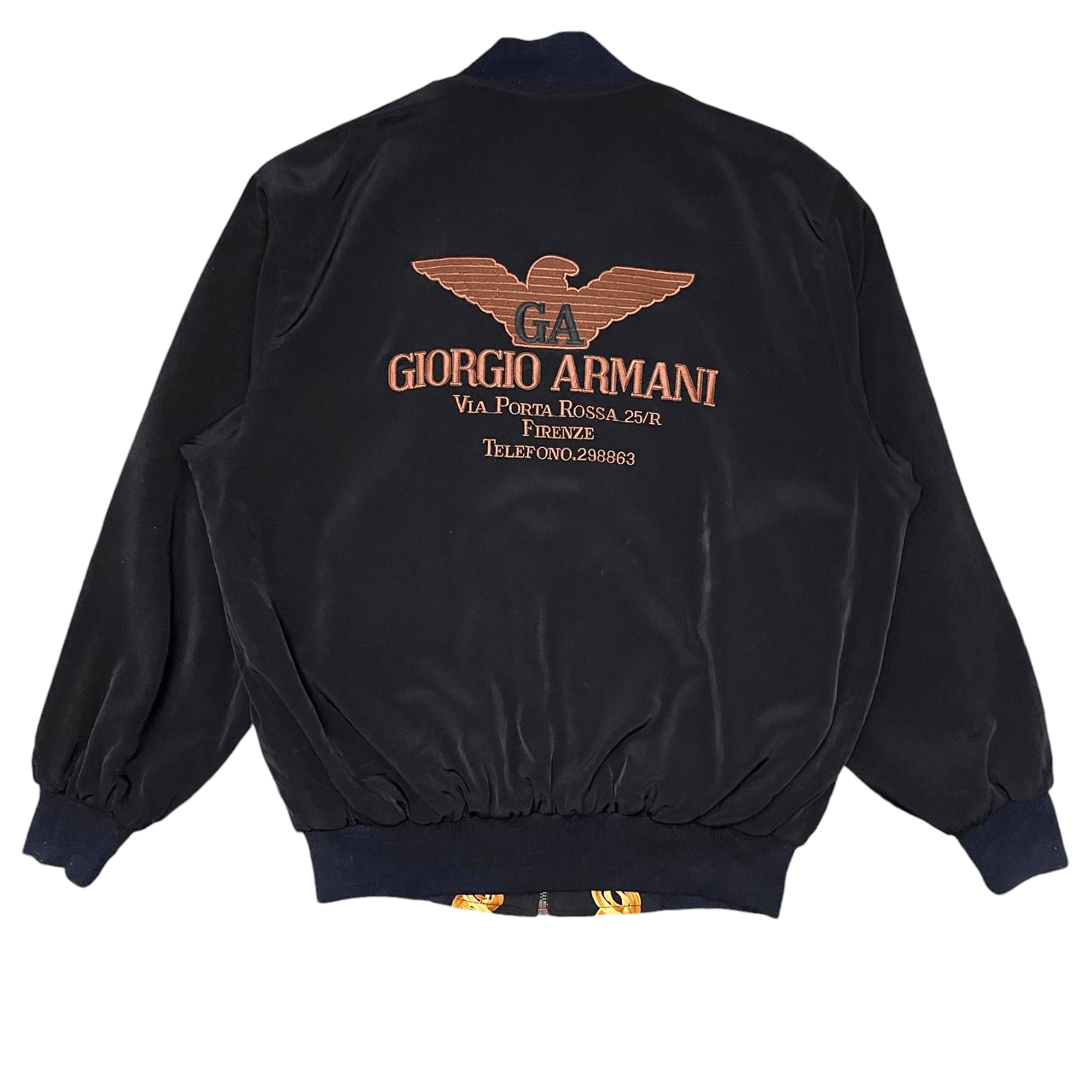 Giorgio Armani Vintage Giorgio Armani Bomber Jacket Reversible Size US L / EU 52-54 / 3 - 9 Thumbnail