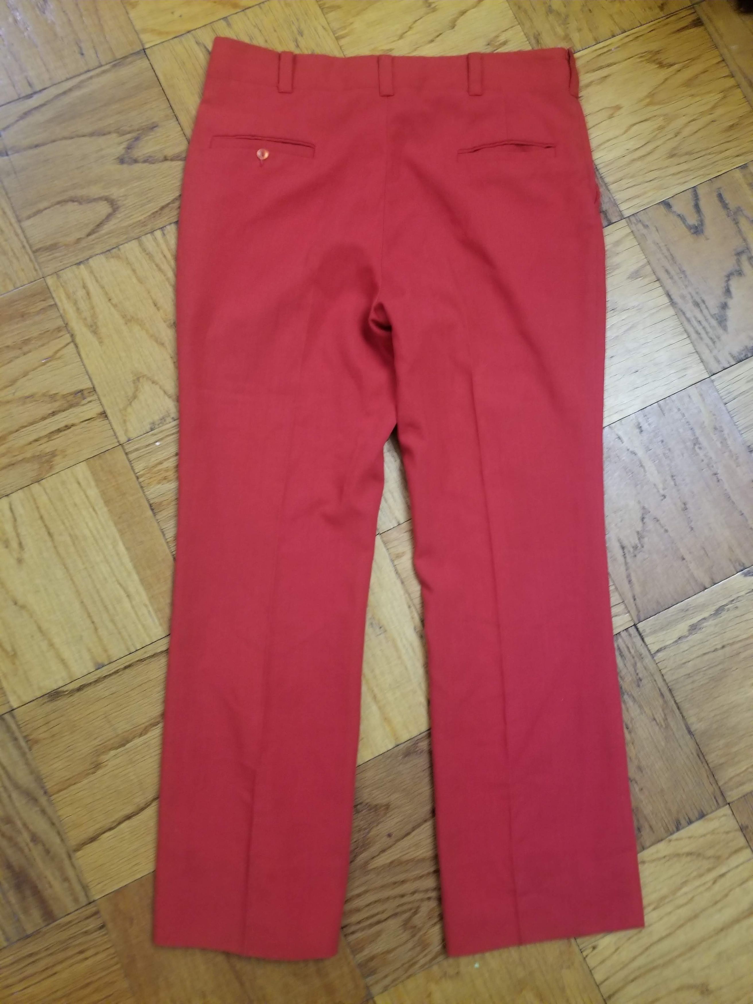 Lord & Taylor Vintage LORD & TAYLOR Red Pants Size US 34 / EU 50 - 2 Thumbnail