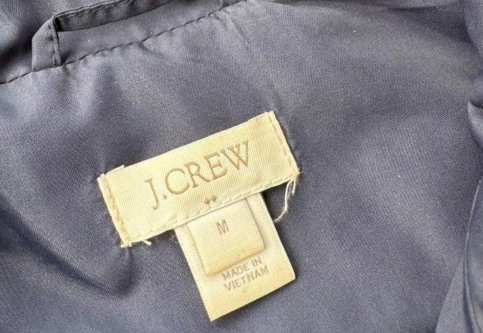 J.Crew J.Crew Navy Blue Quilted Vest Medium Size M / US 6-8 / IT 42-44 - 2 Thumbnail