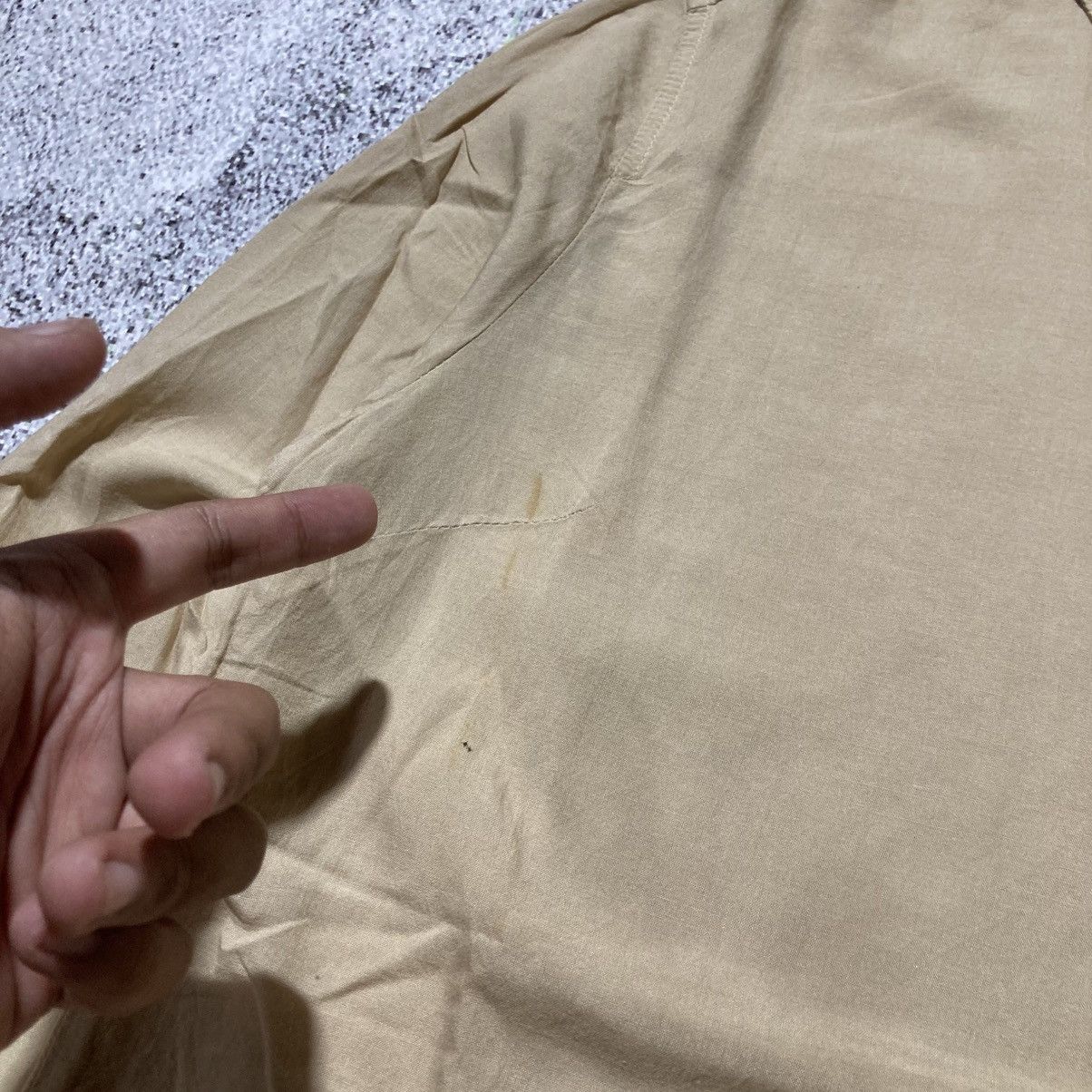 Japanese Brand 2000s GOA Soft Light Weight Shirt Button Up Beige Lgb Size US M / EU 48-50 / 2 - 6 Thumbnail
