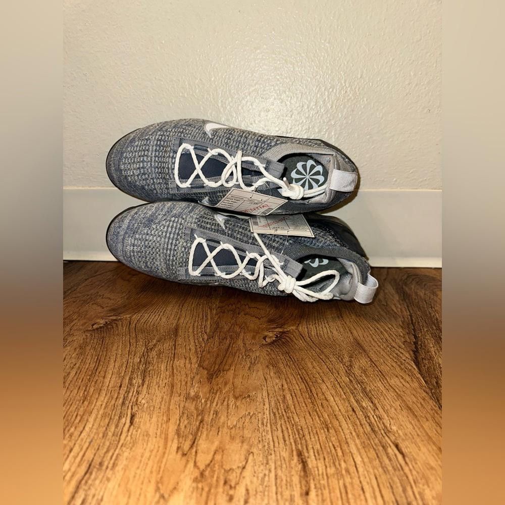Nike Nike Air Vapormax 2021 Flyknit Armory Blue Smoke Grey Sample Made In Korea Size US 10 / EU 43 - 6 Thumbnail