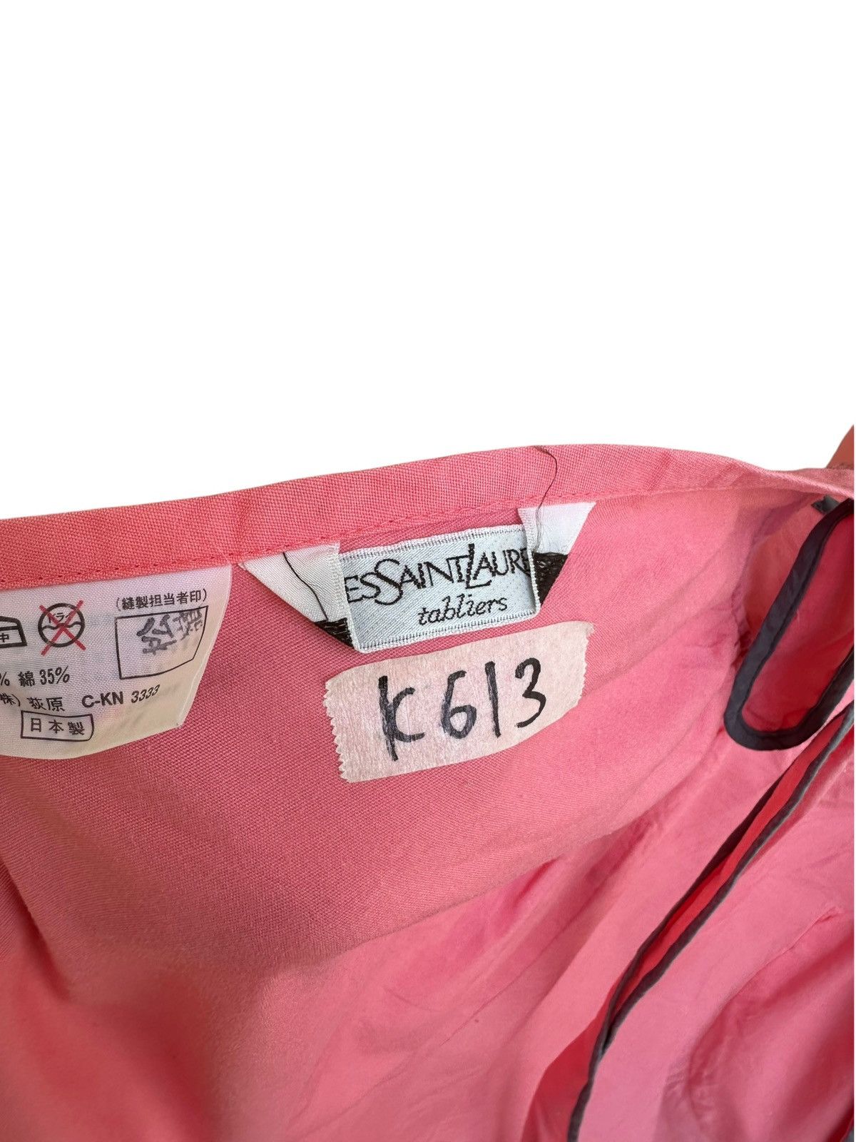 Yves Saint Laurent Vintage YSL Apron Size ONE SIZE - 3 Thumbnail