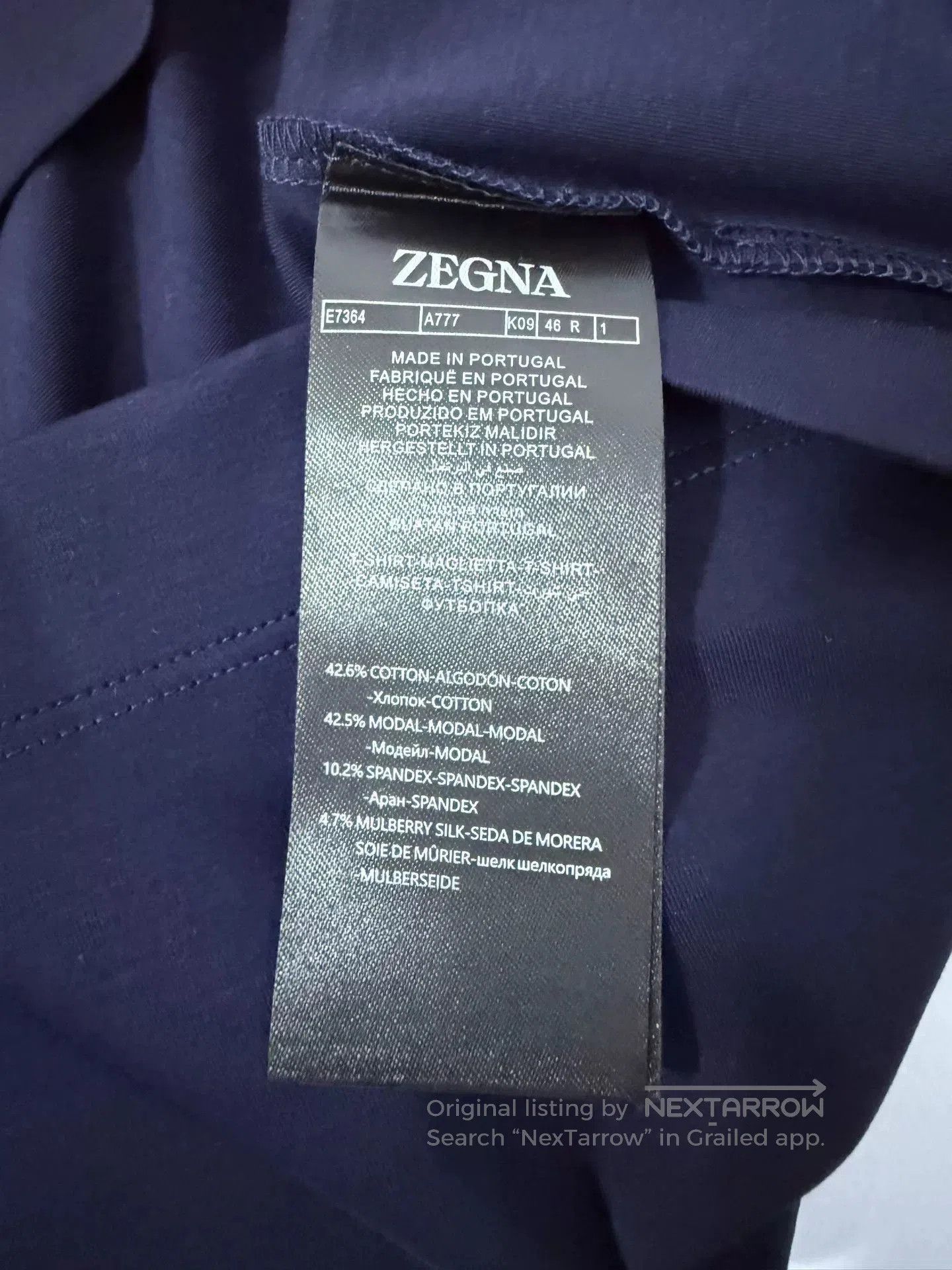 Ermenegildo Zegna Zegna Men's Short-Sleeve Polo Shirt. Size US L / EU 52-54 / 3 - 6 Thumbnail