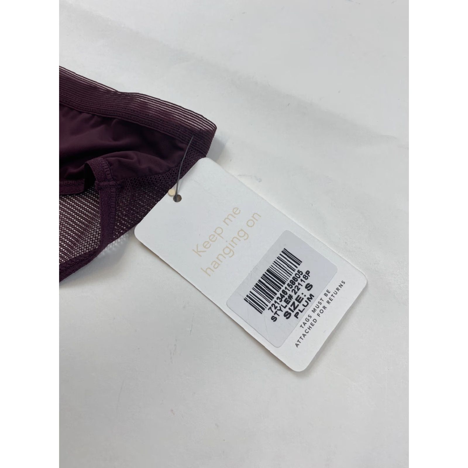 Vintage LIVELY Bikini Panties Womens Small Purple Plus Size NWT Size 28" / US 6 / IT 42 - 3 Thumbnail