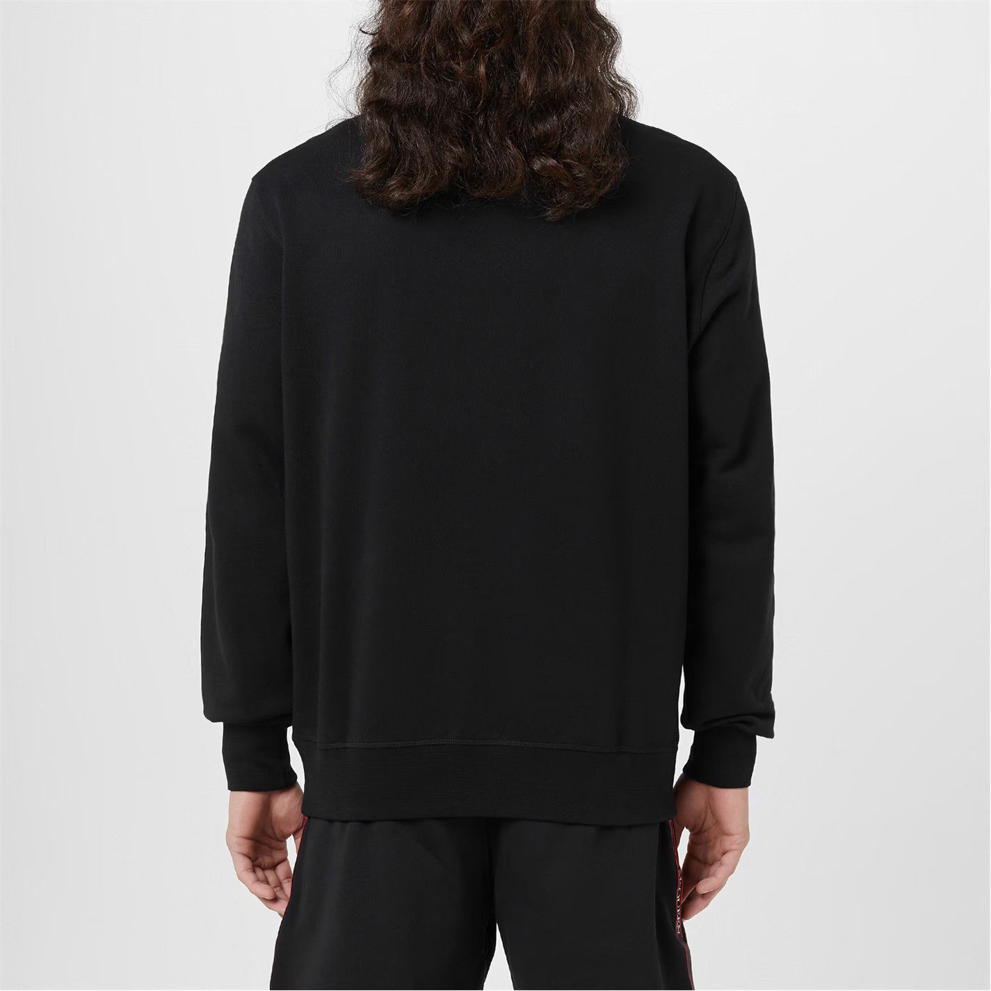 Alexander McQueen o1g2r1mq0326 Logo Tape Sweatshirt in Black Size US S / EU 44-46 / 1 - 4 Thumbnail