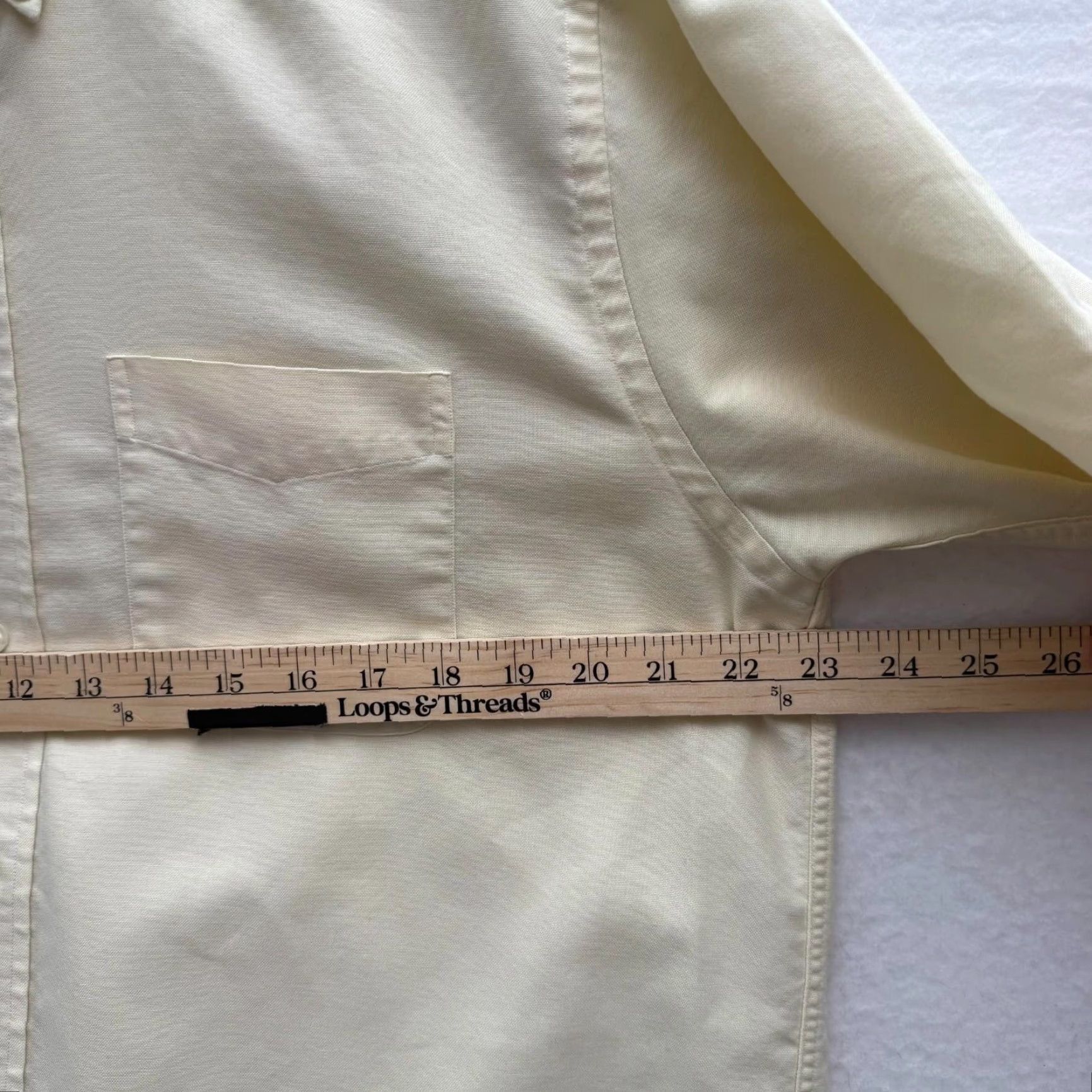 Vintage VINTAGE LL Bean Men’s Shirt Button-Up Short Sleeve Beige L Regular Large Beige Solid Button-Up Mens Shirt Size US L / EU 52-54 / 3 - 4 Thumbnail