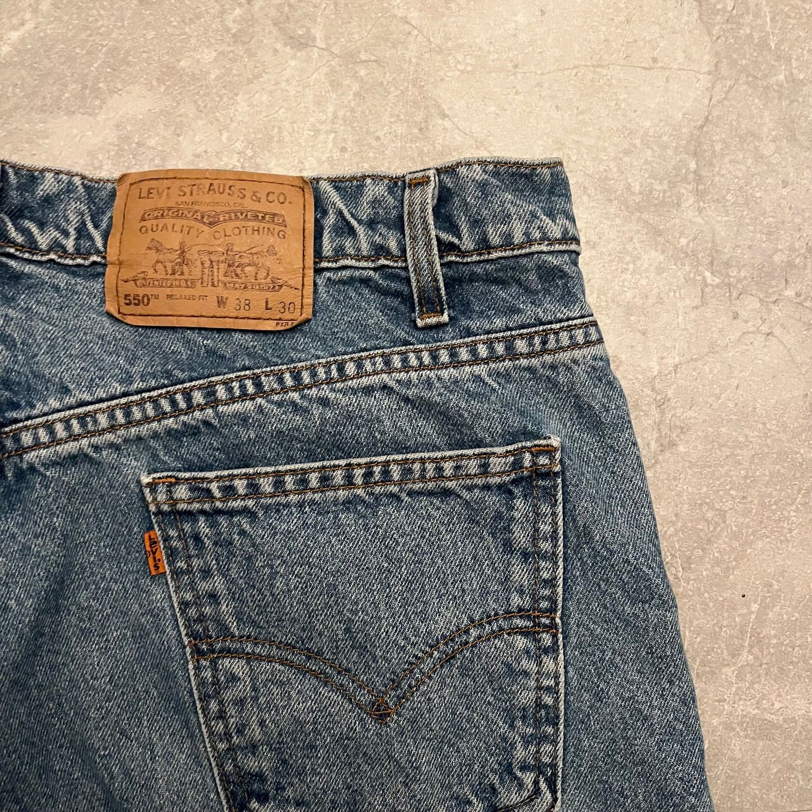Levi's Vintage Levi's 550 Orange Tab Jeans – W38 L30 Relaxed Fit Size US 38 / EU 54 - 10 Thumbnail