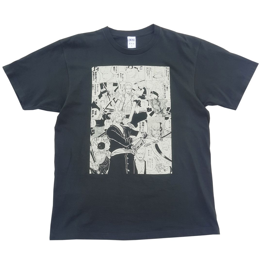 One Piece Roronoa Zoro Manga Panel Offical Anime Tshirt