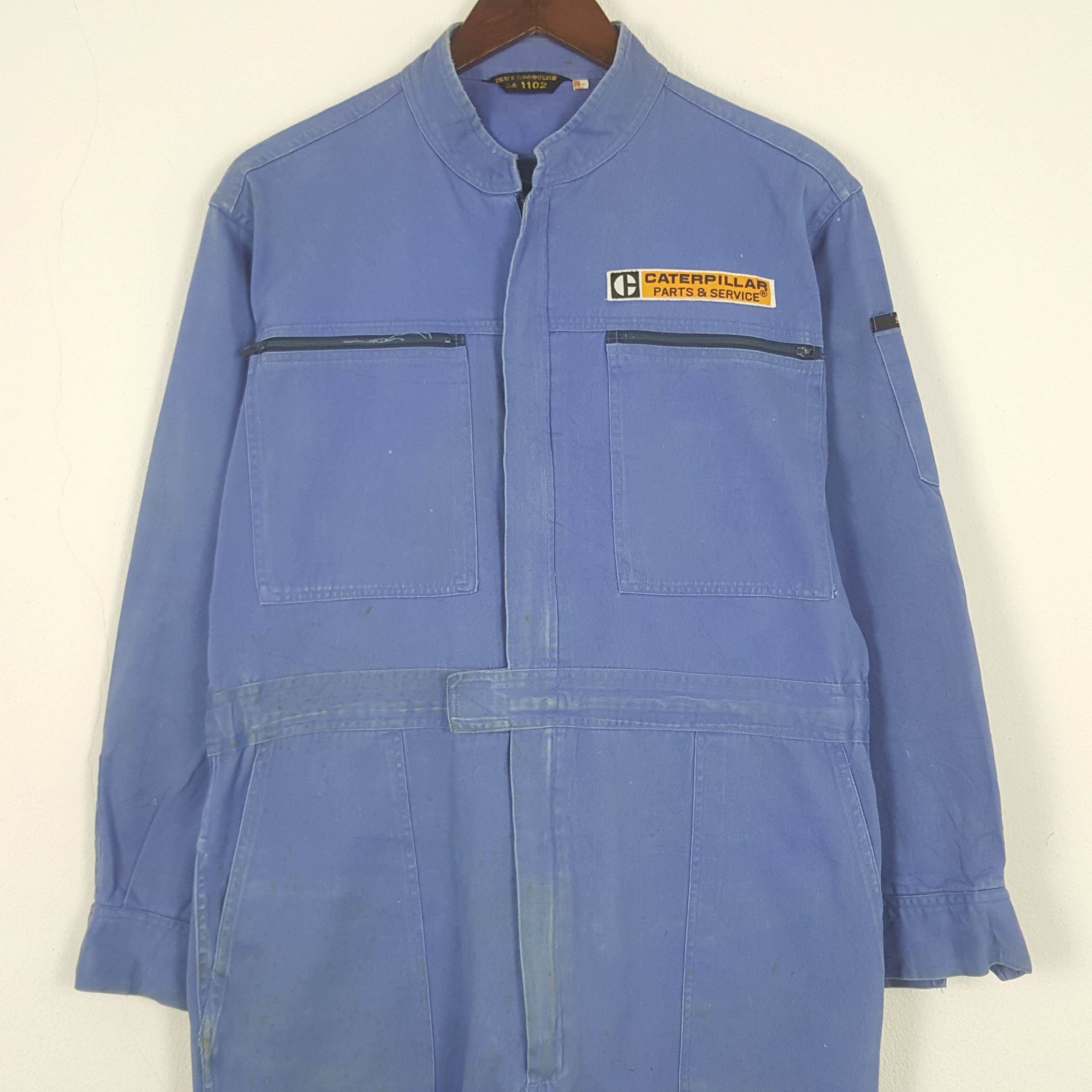Sports Specialties Vintage Caterpillar Japan Worker Coverall Jumpsuit Jacket Size US L / EU 52-54 / 3 - 5 Thumbnail