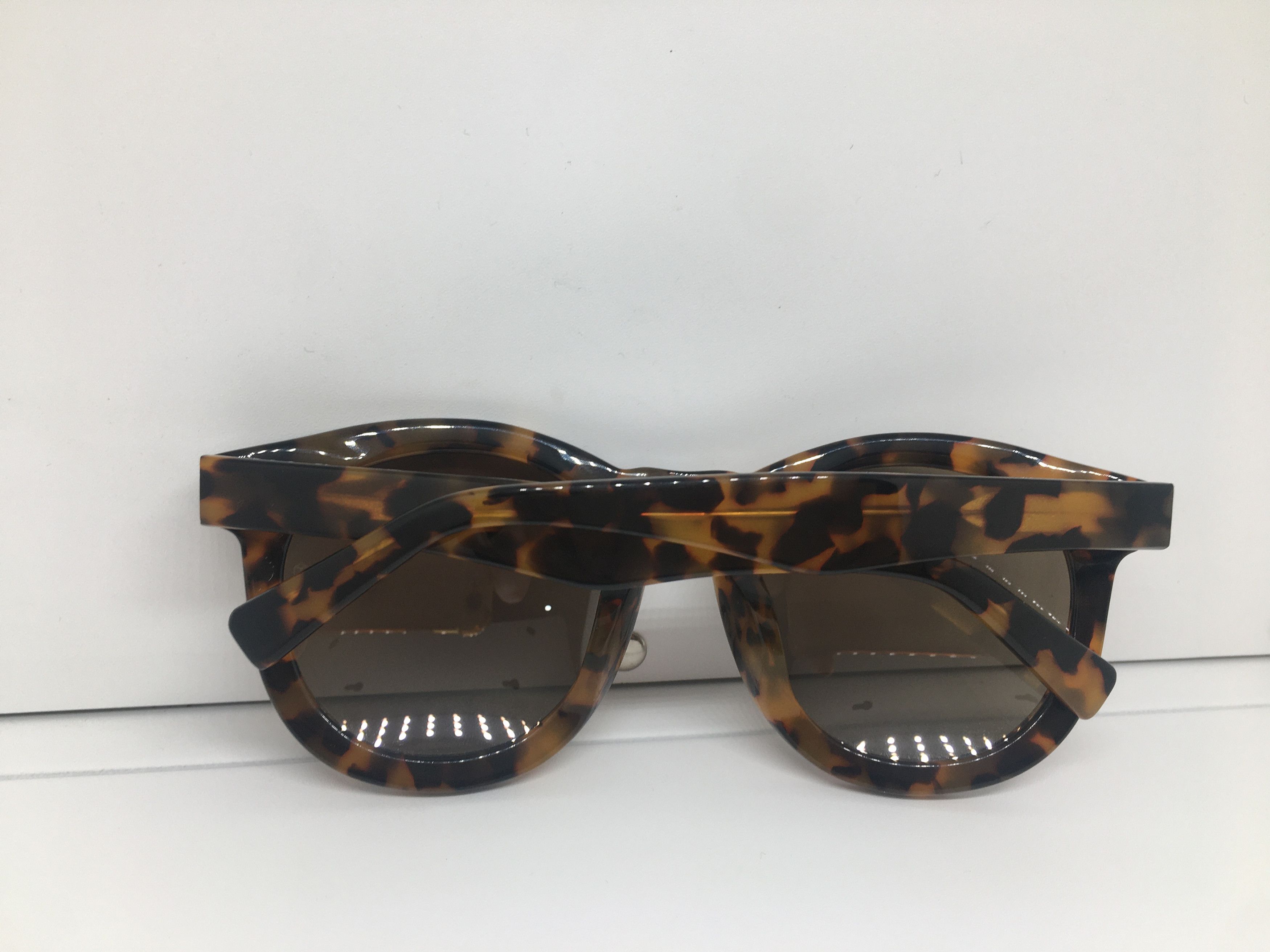 Other Monkey Spanner Jasper Tortoise Oversize Sunglasses Frame Size ONE SIZE - 9 Thumbnail