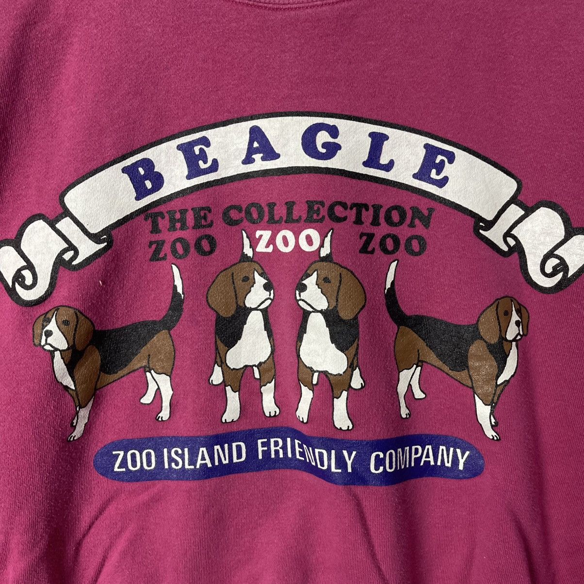 Japanese Brand Vintage Zoo Island “Beagle The Collection” Sweatshirt Size US M / EU 48-50 / 2 - 3 Thumbnail