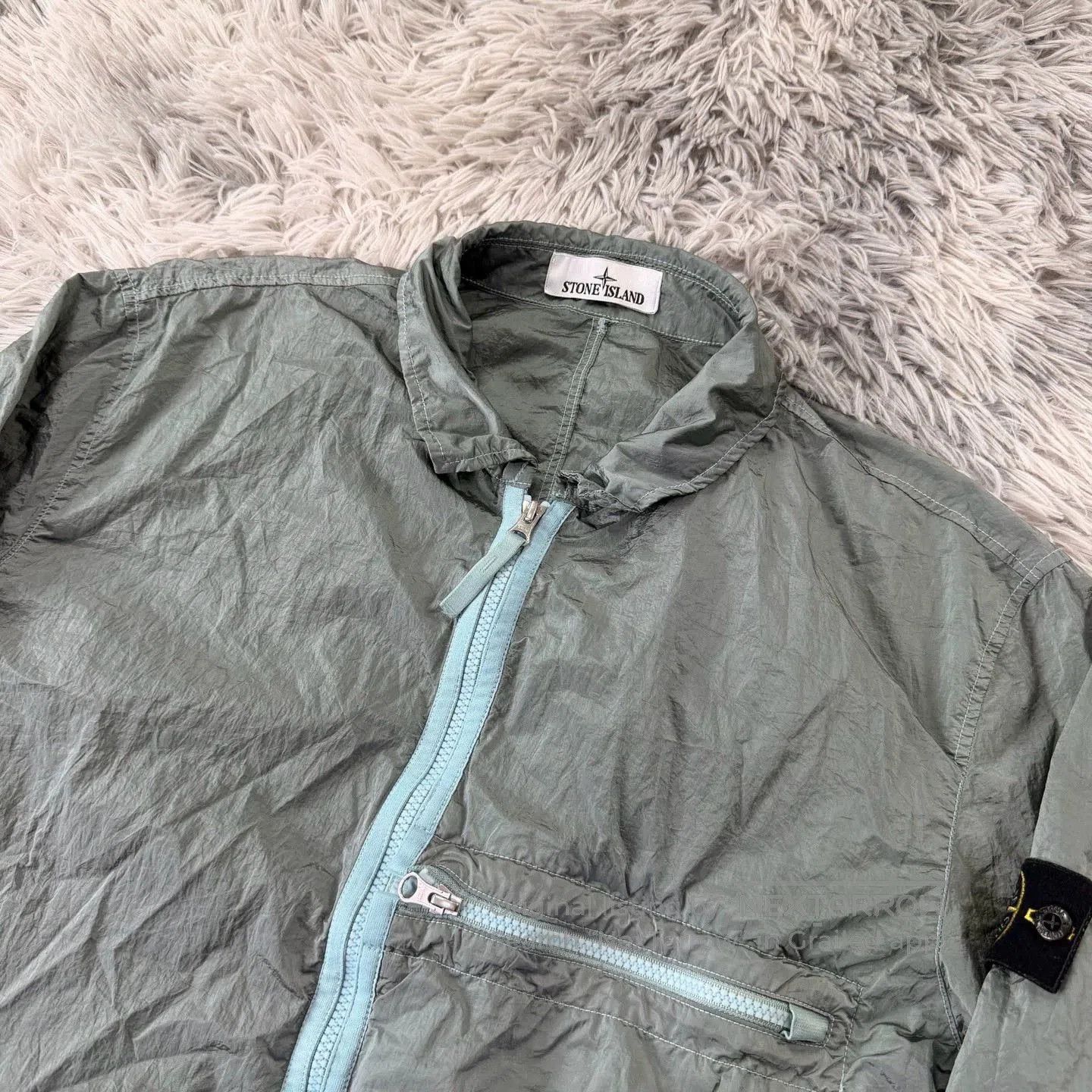 Stone Island stone island sky blue nylon jacket. Size US XXL / EU 58 / 5 - 3 Thumbnail