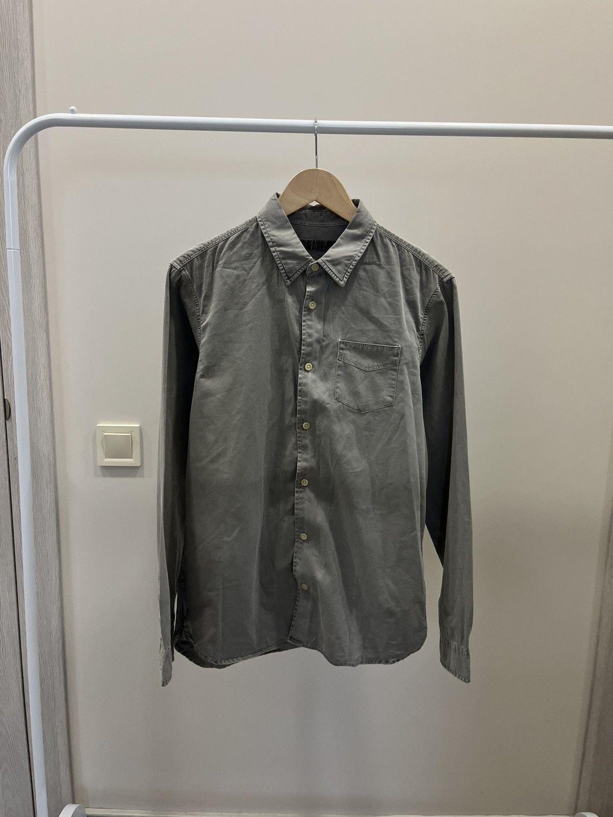 Allsaints Allsaints longsleeve shirt linen S gray Size US S / EU 44-46 / 1 - 1 Thumbnail