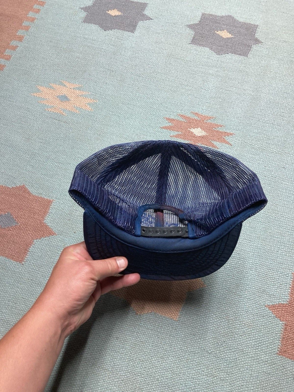 Vintage 70s trucker hat full mesh Dixie cup patch Louisville MFG USA Size ONE SIZE - 4 Thumbnail