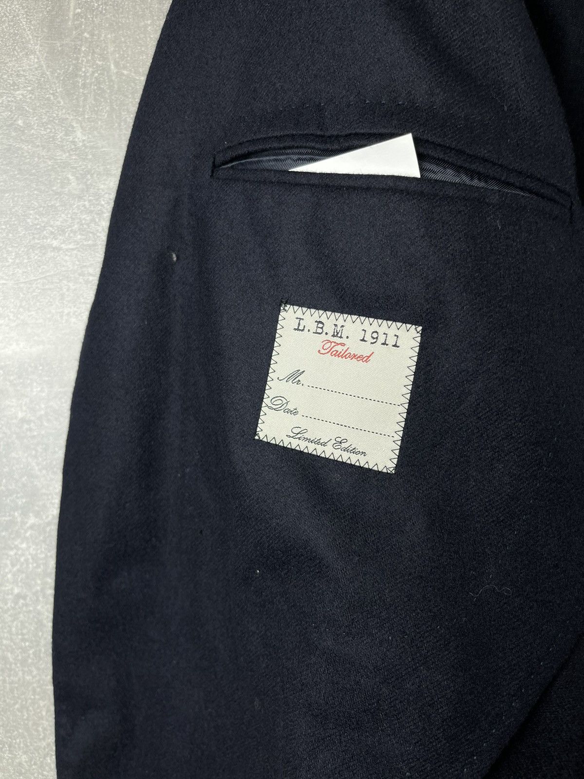 L.B.M. 1911 L.B.M. 1911 Wool Navy Blue Blazer Jacket Made In Italy Size 54R - 12 Thumbnail