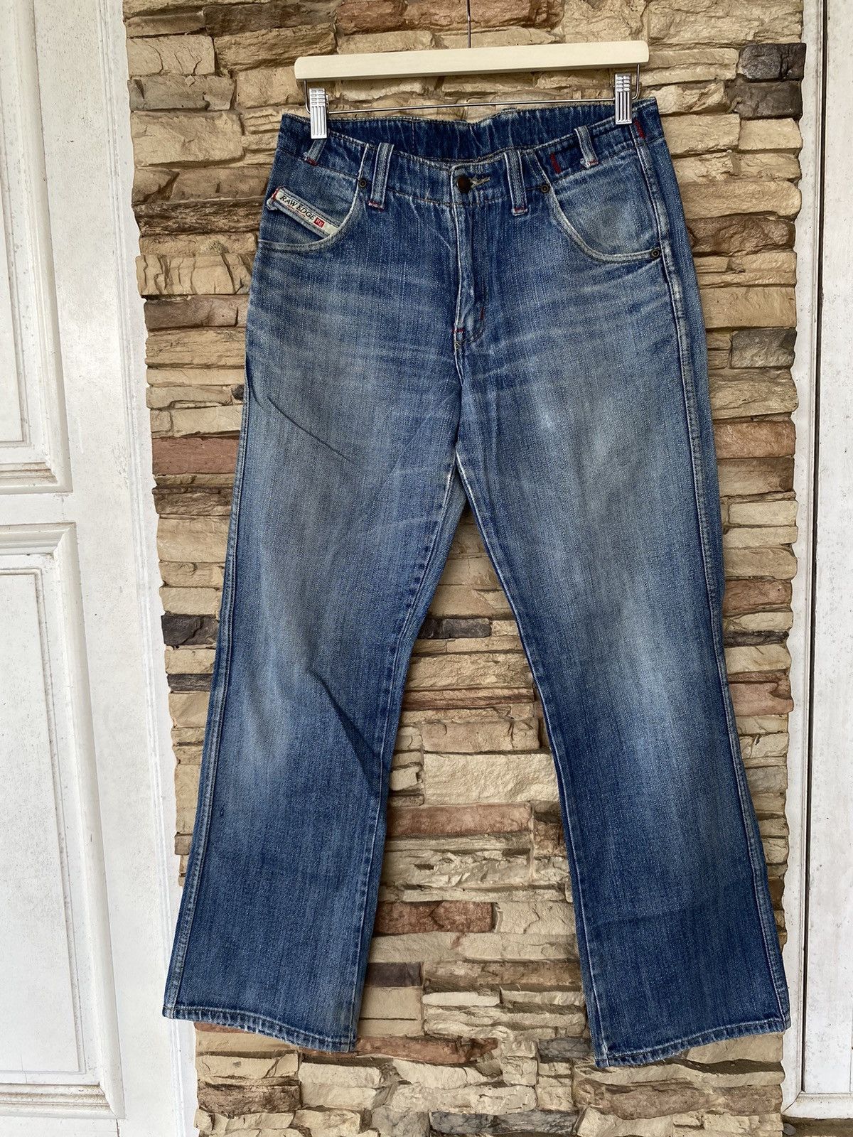 If Six Was Nine × Japanese Brand × Vintage Raw Edge Vintage Denim Size US 31 - 2 Thumbnail