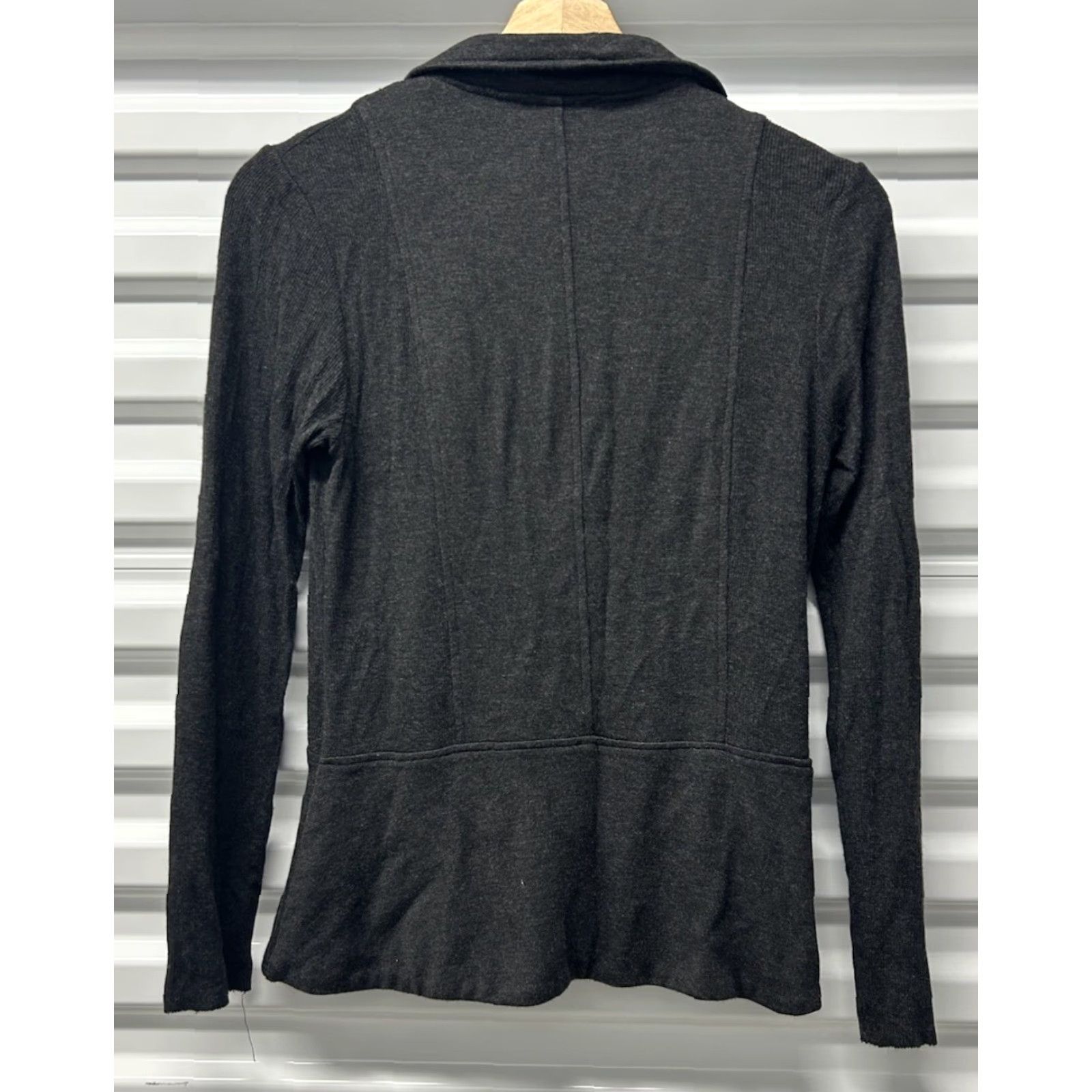 Anthropologie VINTAGE Women’s Lola & Sophie NY Anthropologie Charcoal ButtonUp Sweater Jacket XS Size XS / US 0-2 / IT 36-38 - 2 Thumbnail
