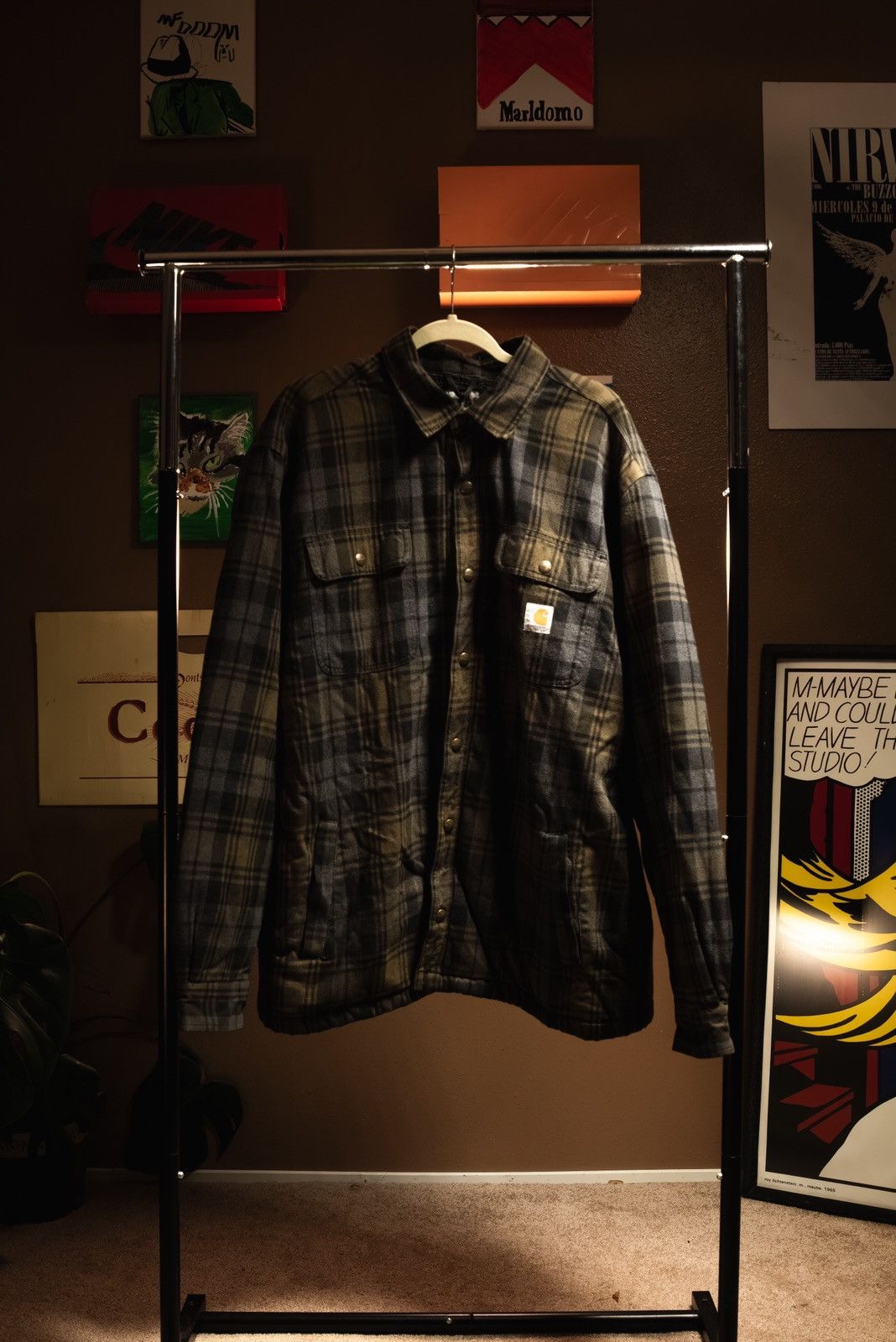 Carhartt Carhartt Flannel Jacket Size US XL / EU 56 / 4 - 3 Thumbnail
