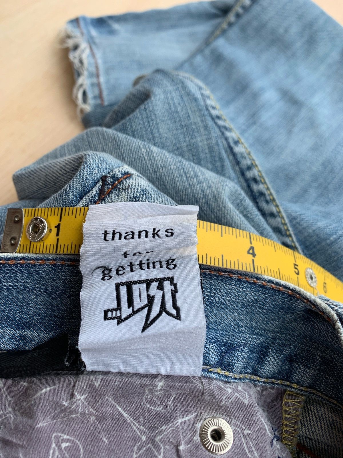 Hysteric Glamour × If Six Was Nine × Japanese Brand Distressed Denim Lost Ifsixwasnine style Jeans Size US 32 / EU 48 - 8 Thumbnail