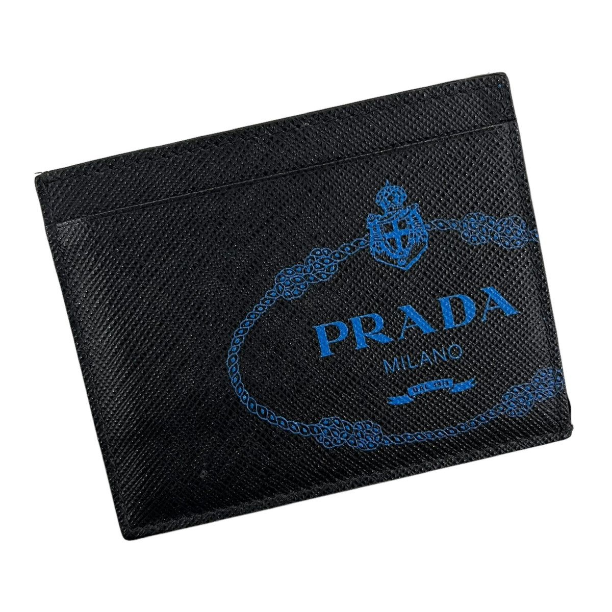 Prada Prada Saffiano Logo Card Holder Wallet Size ONE SIZE - 6 Thumbnail