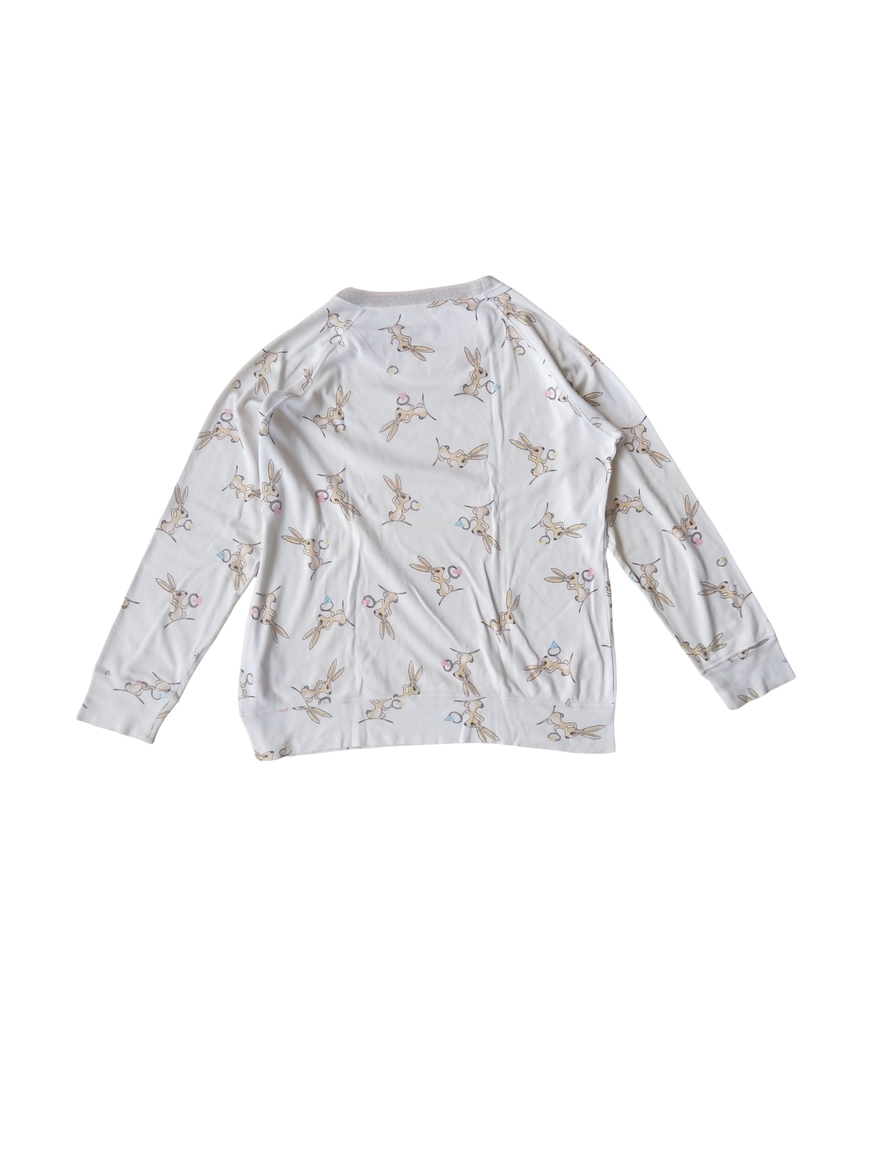 Tsumori Chisato Tsumori Chisato Issey Miyake Rabbit Print Long Sleeve Top Size M / US 6-8 / IT 42-44 - 6 Thumbnail