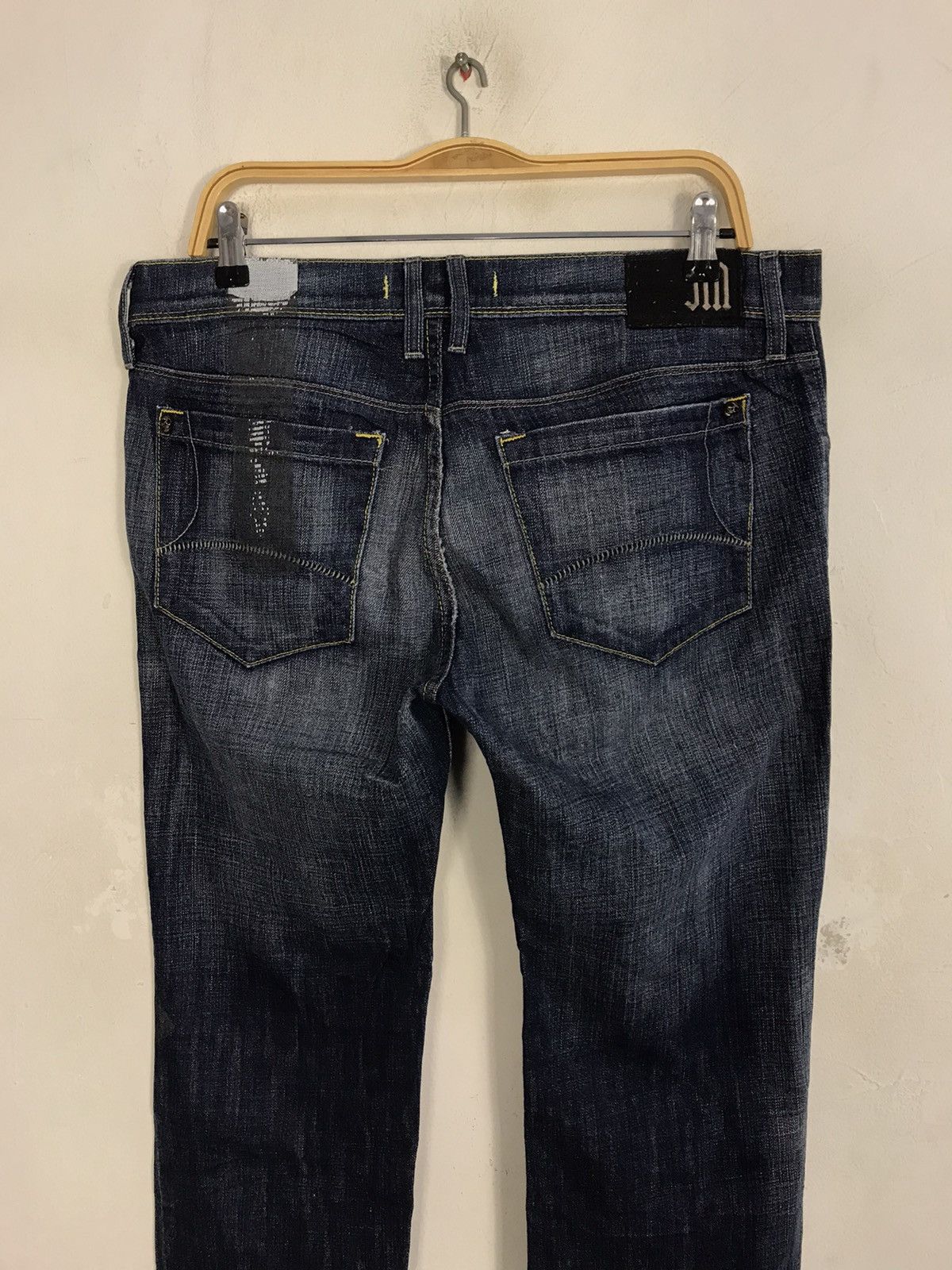 Japanese Brand Buiry Couture Indigo Denim Straight Cut Fits Size 34 Size US 34 / EU 50 - 4 Thumbnail
