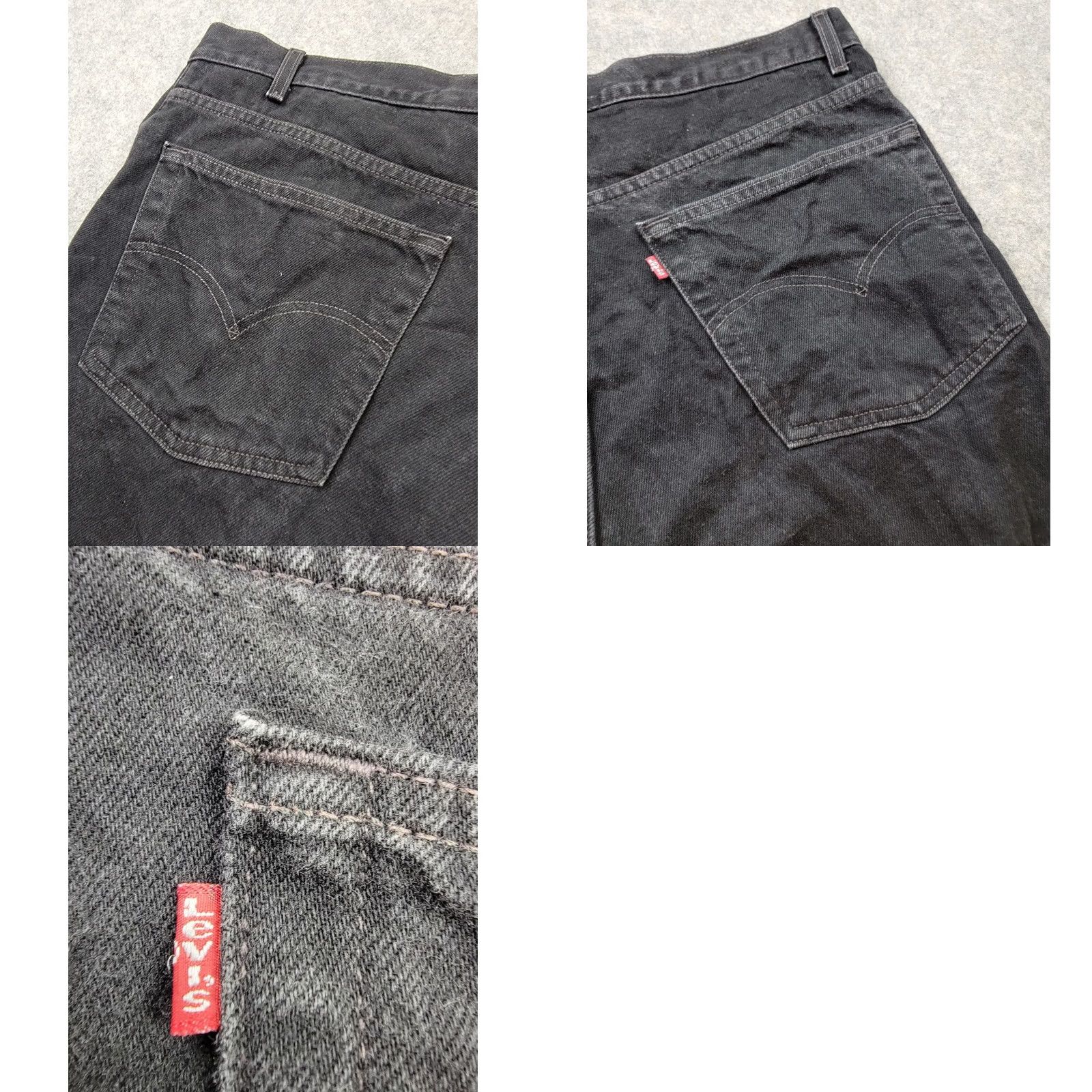 Levi's Vintage Levi's 505 Shorts Mens 40 Black Regular Bermuda 9'' Inseam 5-Pocket Design USA 90s Retro Denim Cotton Shorts Mens Black Size US 40 / EU 56 - 9 Thumbnail