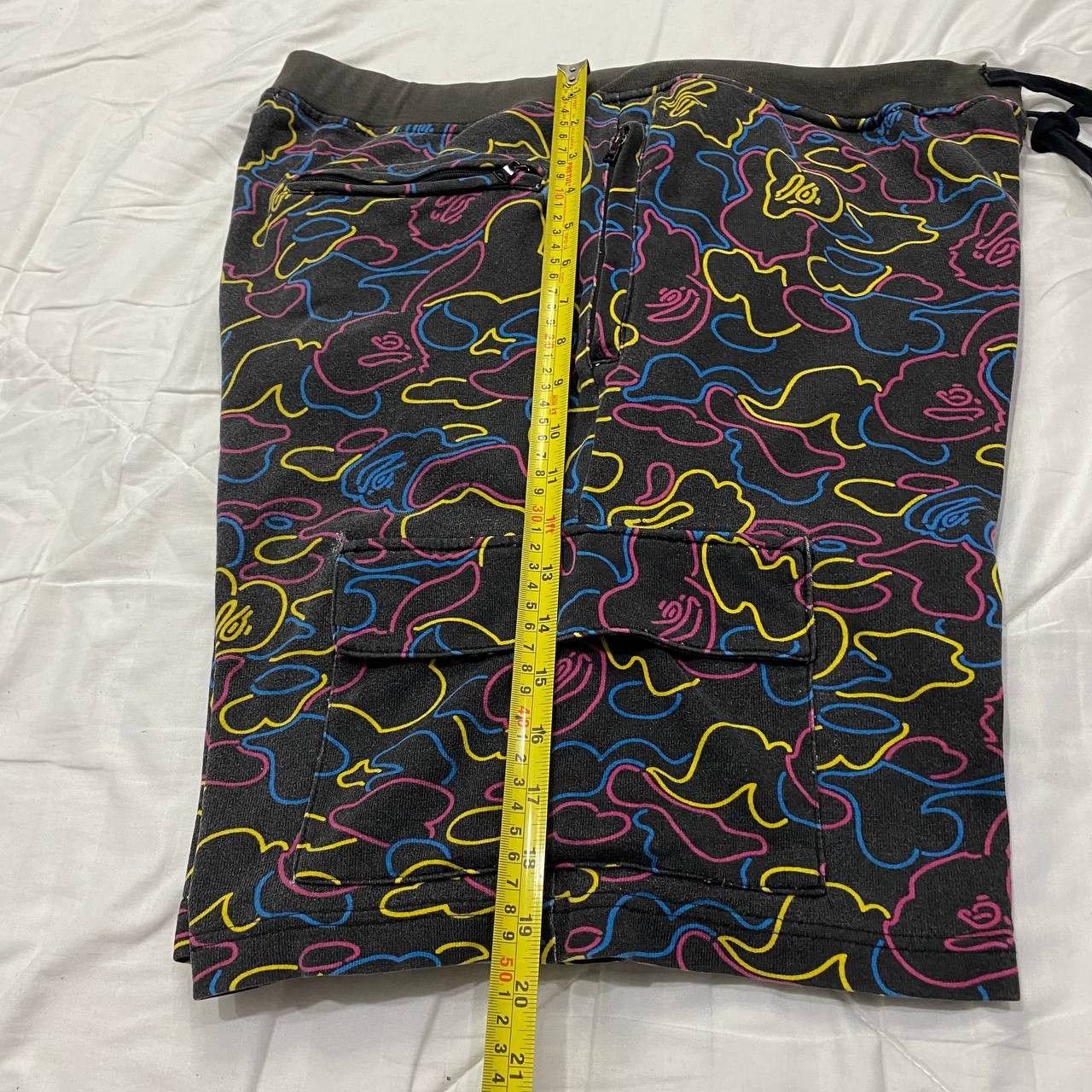 Bape Bape Green Camo Neon Sweatpant Tactical Cargo Size US 36 / EU 52 - 10 Thumbnail