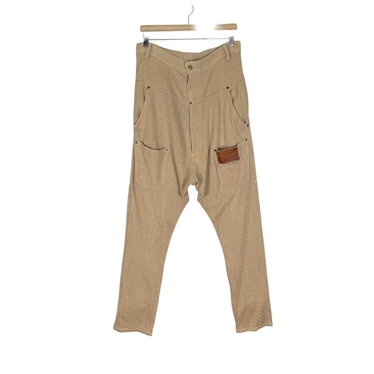 mercibeaucoup ☀️MERCIBEAUCOUP ISSEY MIYAKE DROP CROTCH PANTS Size US 32 / EU 48 - 2 Thumbnail