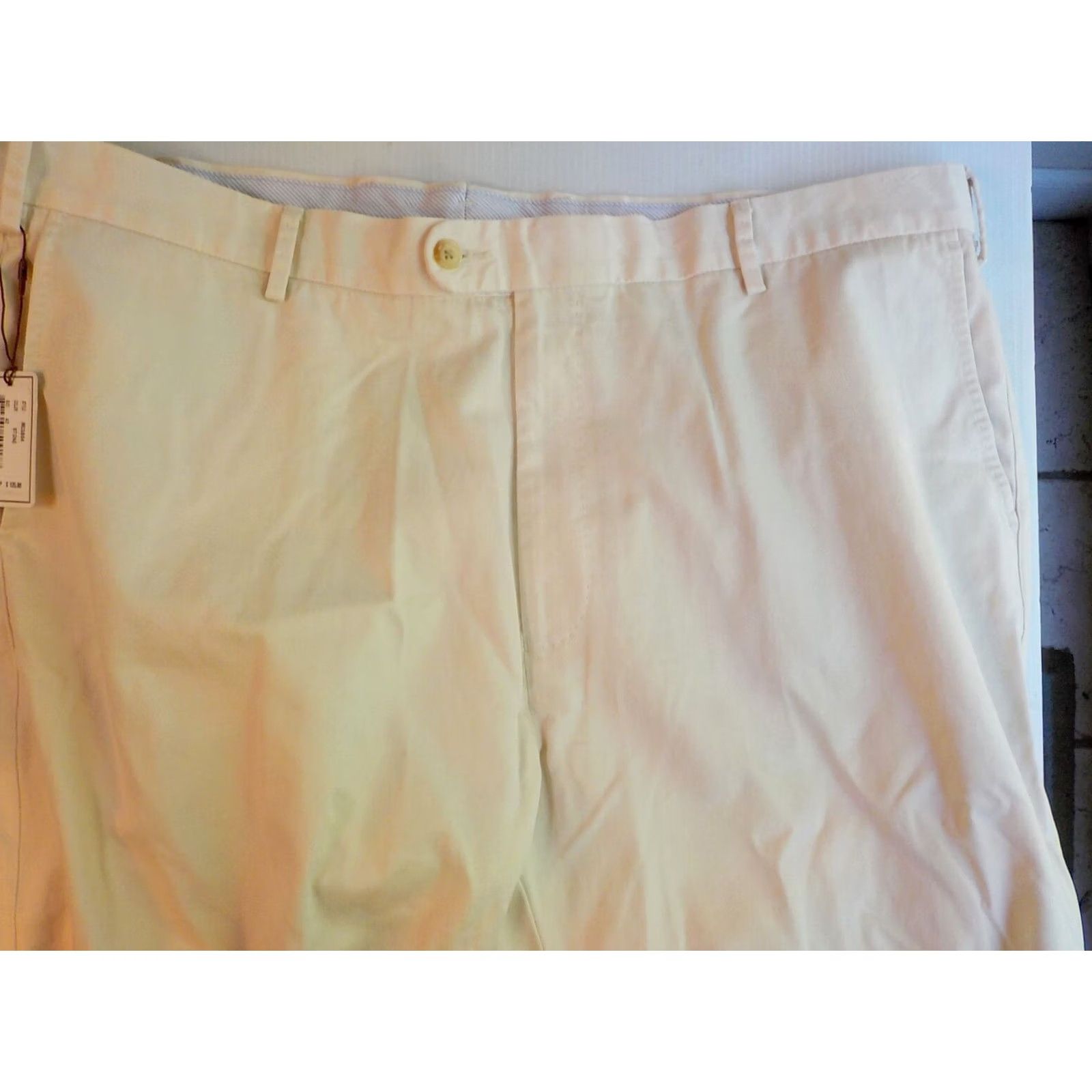 Peter Millar VINTAGE Peter Millar Pants 4 Pocket Flat Front 100% Cotton Ivory 42x37 NWT Mens Pants Size US 42 / EU 58 - 3 Thumbnail
