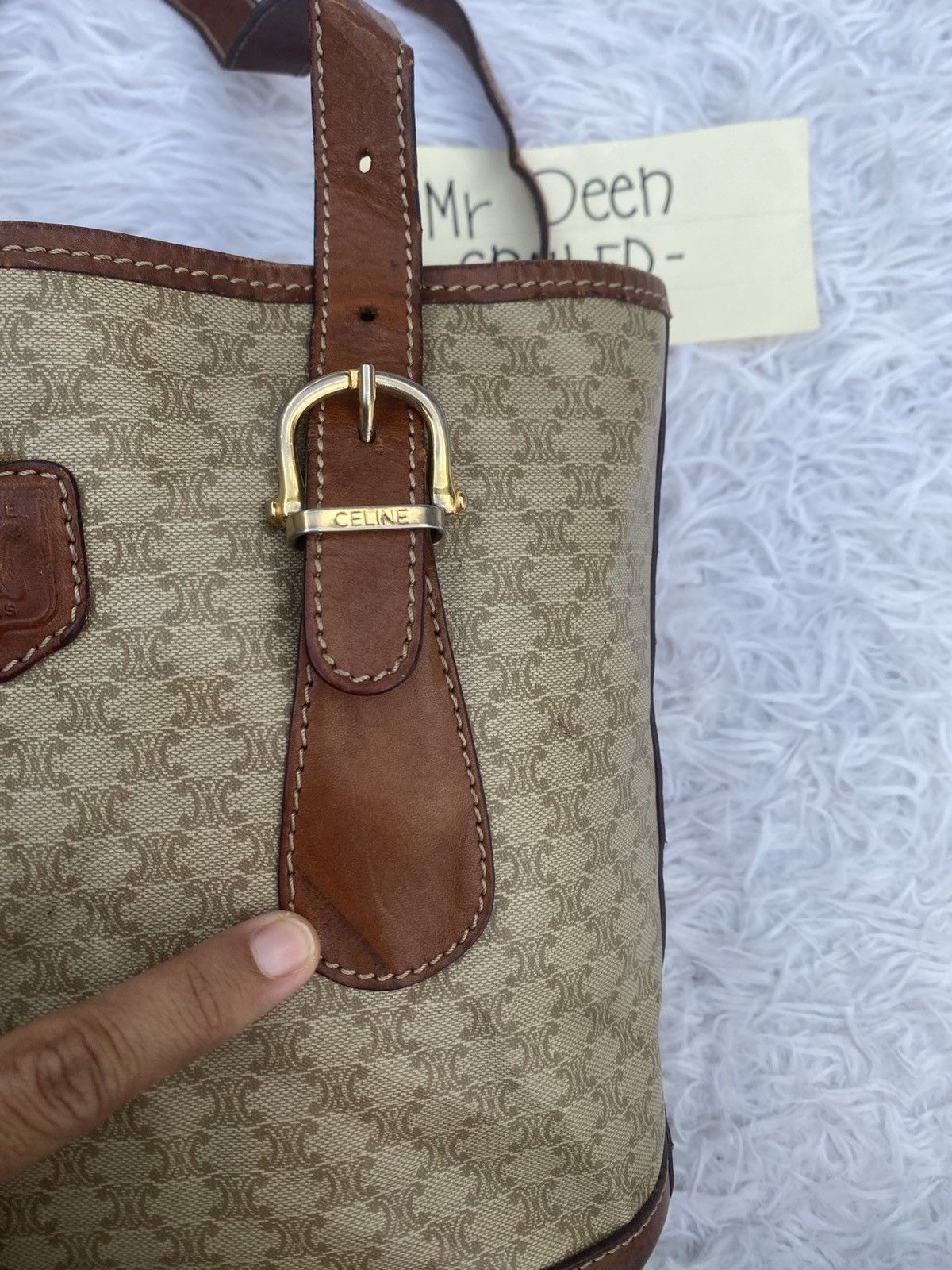 Celine Rare CELINE Monogram Handle Bag Size ONE SIZE - 15 Thumbnail