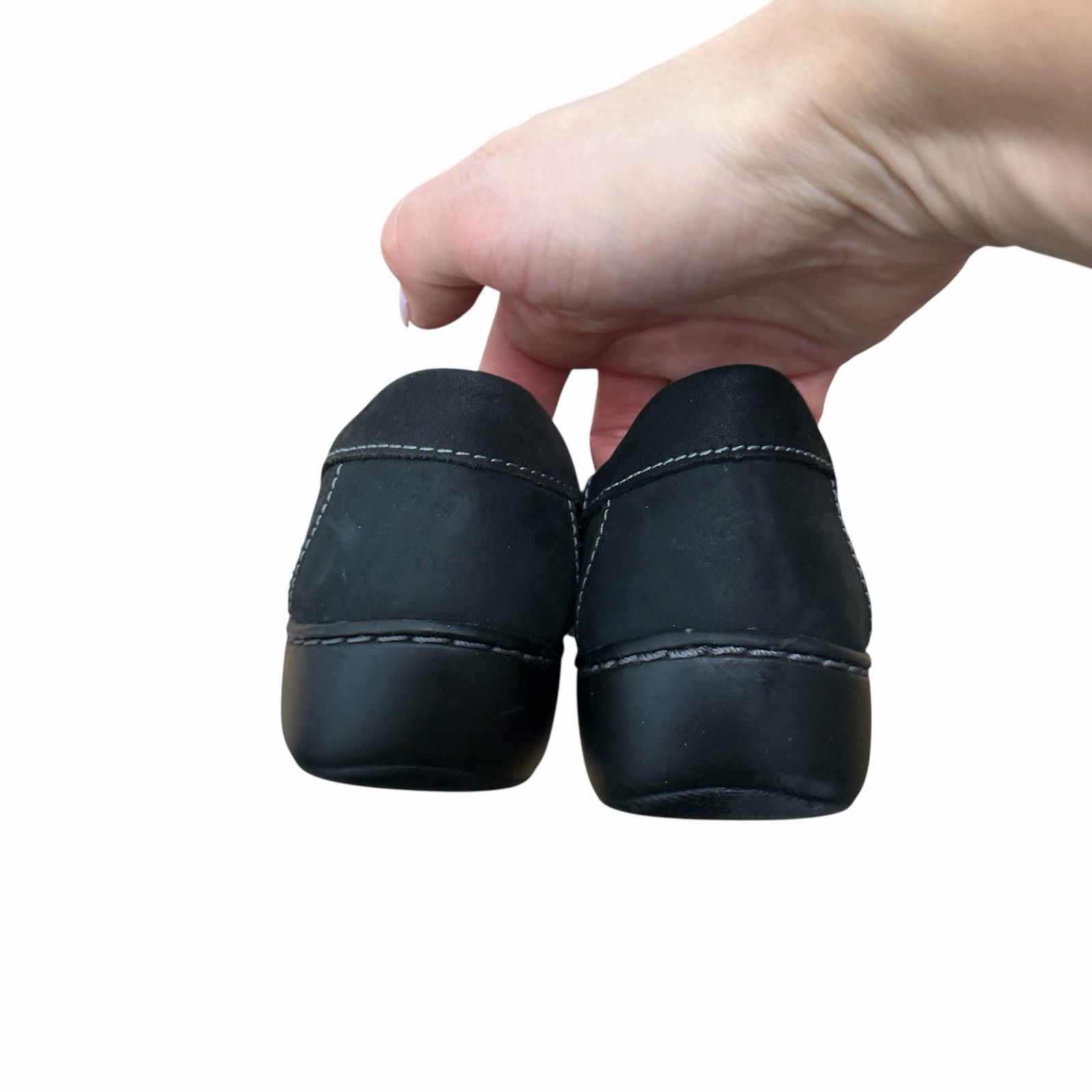 Clarks Clarks Cora Ashly Black Leather Loafers Sz 6.5 Size US 6.5 / IT 36.5 - 5 Thumbnail