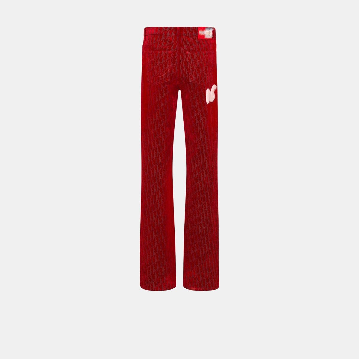 Dior o1w1db10124 Denim in Red Size US 32 / EU 48 - 2 Thumbnail