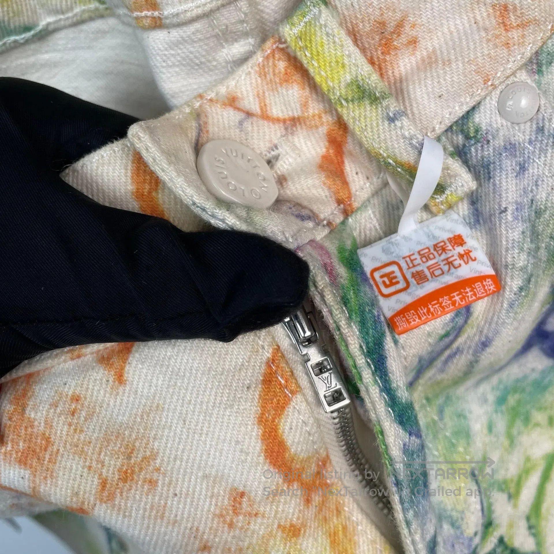 Louis Vuitton Louis Vuitton Colorful Crayon Print Full Length Jeans| Size US 28 / EU 44 - 9 Thumbnail